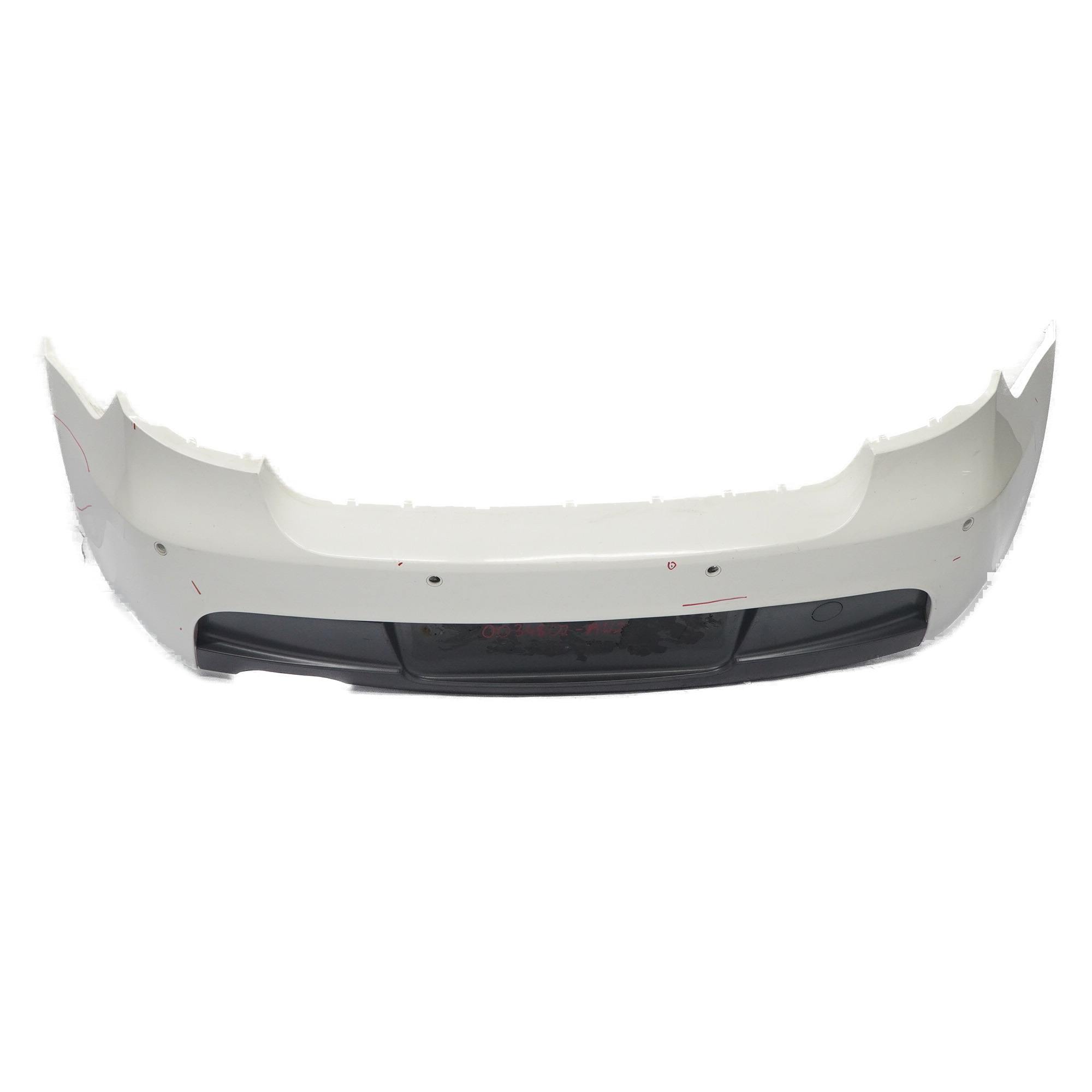 BMW E81 E87 LCI M Sport Rear Bumper Trim Panel PDC Alpinweiss White - 300