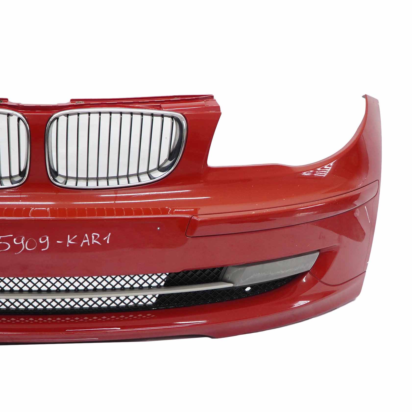 Front Bumper BMW E81 E87 LCI Complete Trim Panel Karmesinrot Crimson Red - A61