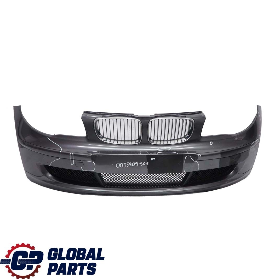 BMW 1 E81 E87 LCI 1 Complete Front Bumper Trim Panel Sparkling Graphite - A22