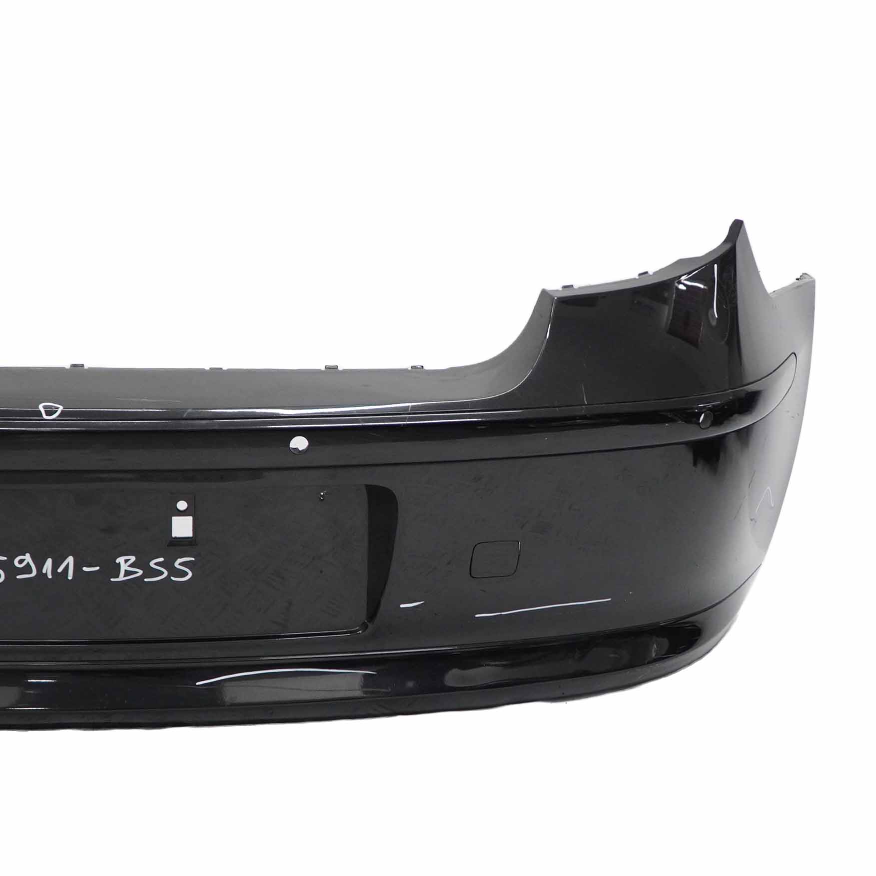 Rear Bumper BMW E81 E87 LCI Trim Panel PDC Black Sapphire Metallic - 475