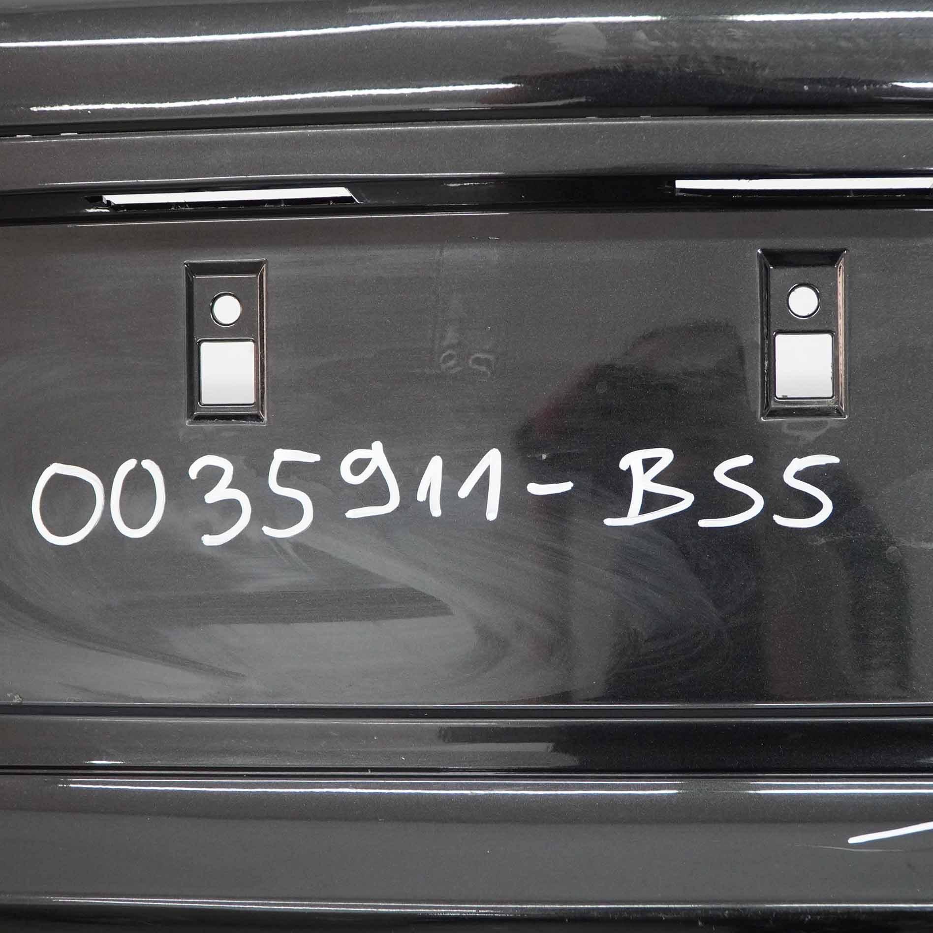 Rear Bumper BMW E81 E87 LCI Trim Panel PDC Black Sapphire Metallic - 475