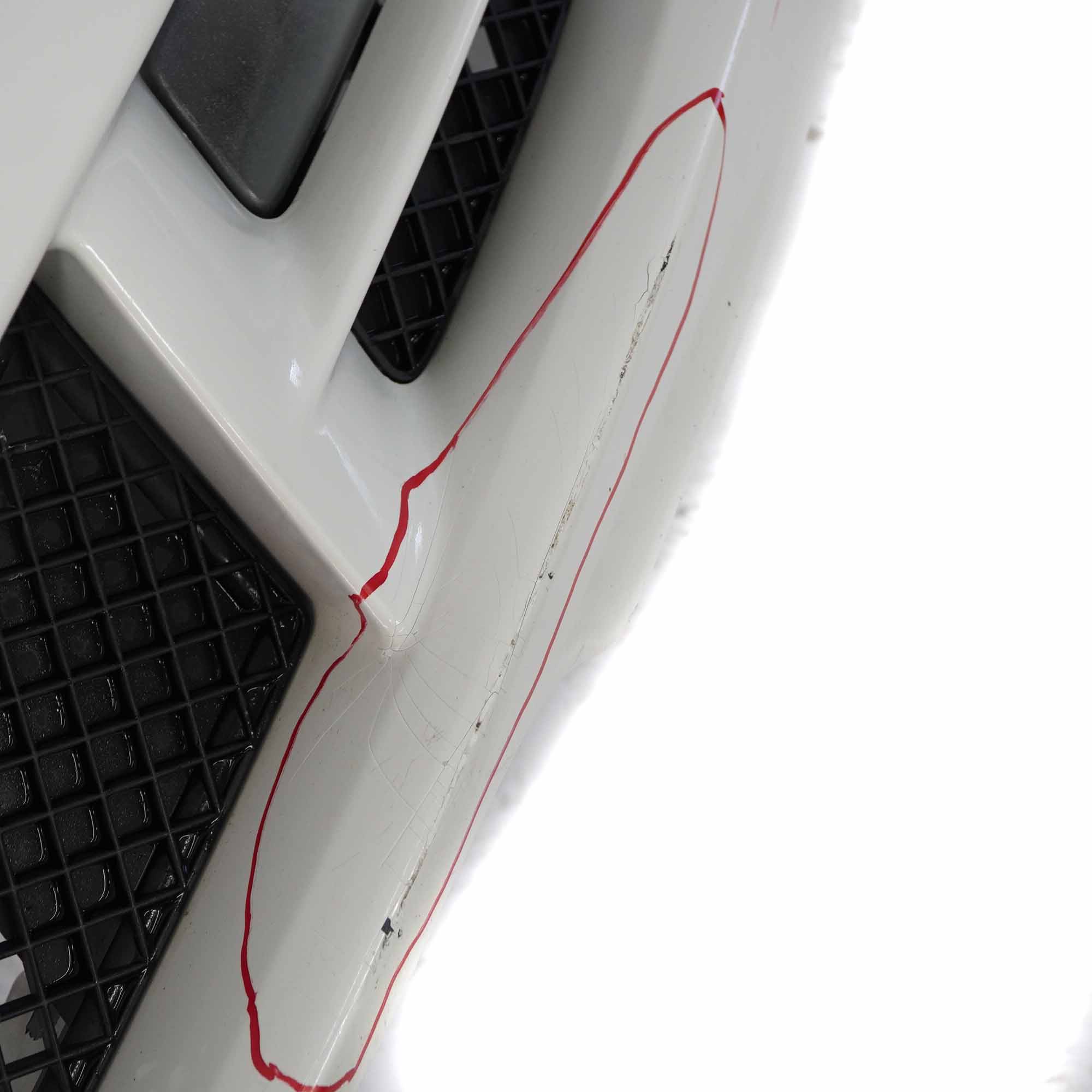 BMW E82 Bumper Front Trim Panel E88 Alpinweiss Alpine White - 300