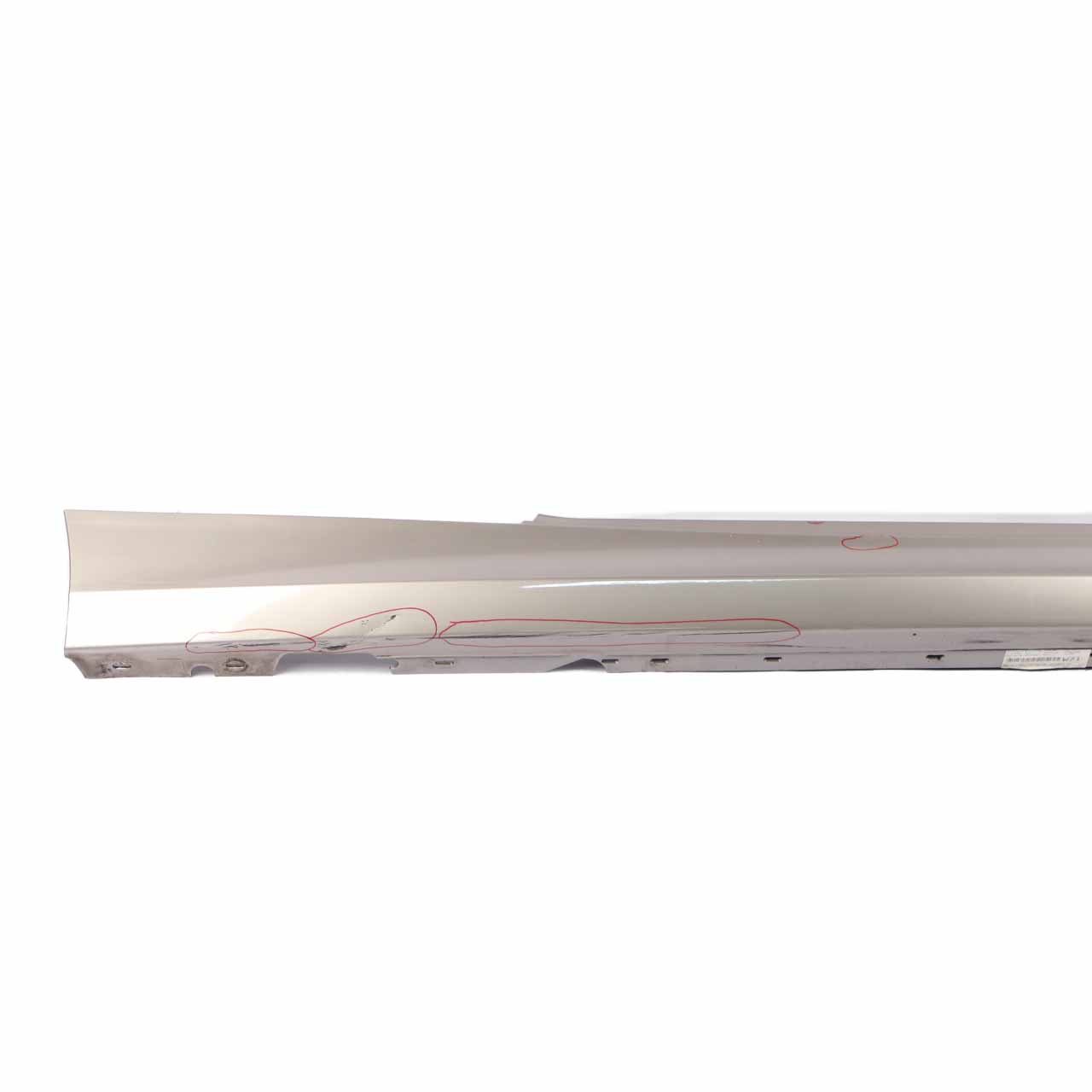 BMW E81 E88 Sill Strip Side Skirt Right O/S Kaschmirsilber Cashmere Silver A72