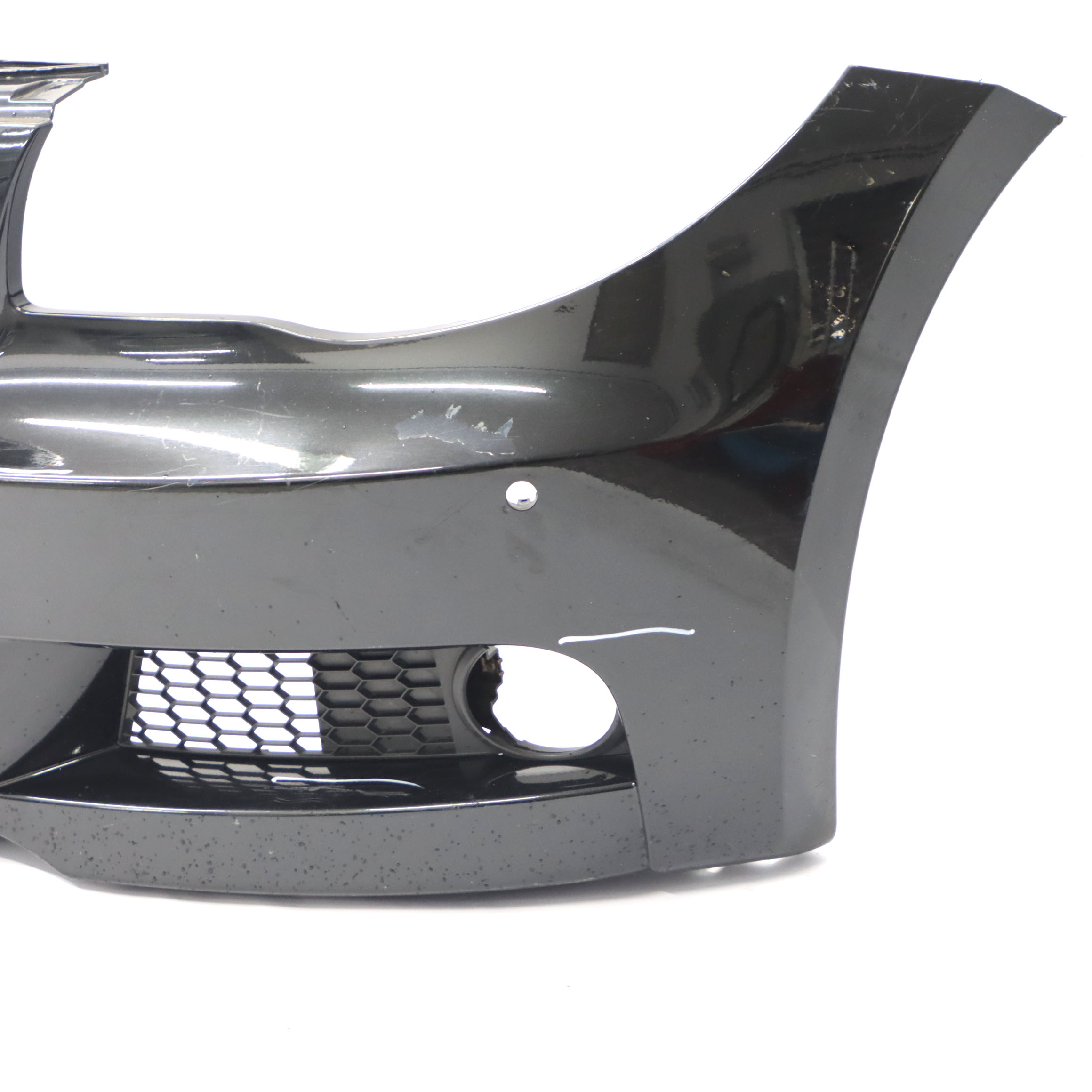 Front Bumper BMW E82 E88 M Sport PDC Trim Panel Black Sapphire Metallic 475