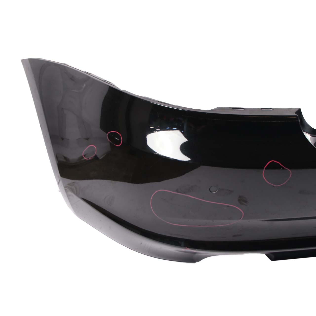 BMW E82 E88 Rear Bumper Trim Panel PDC Schwarz 2 Black - 668