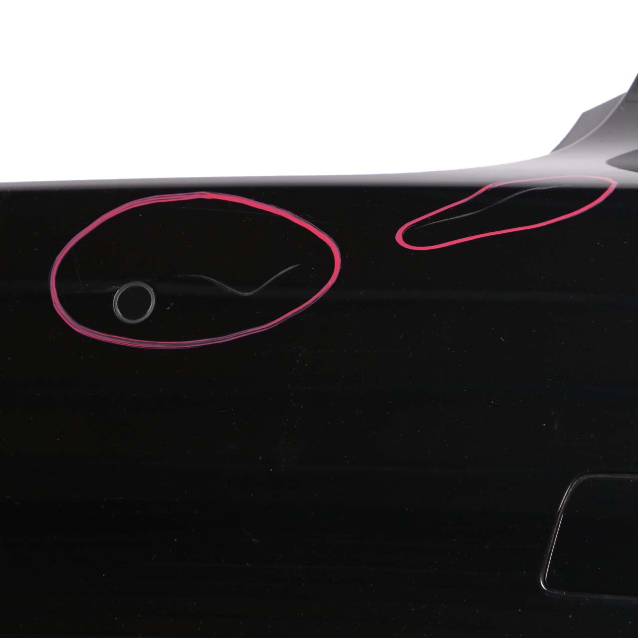 BMW E82 E88 Rear Bumper Trim Panel PDC Schwarz 2 Black - 668