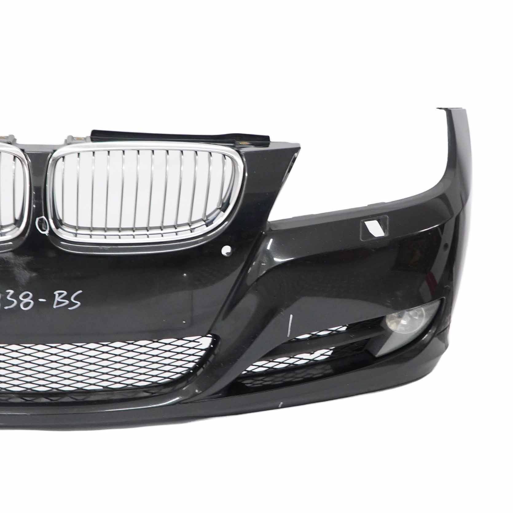 BMW E90 E91 LCI Front Bumper Trim Panel Complete Black Sapphire - 475