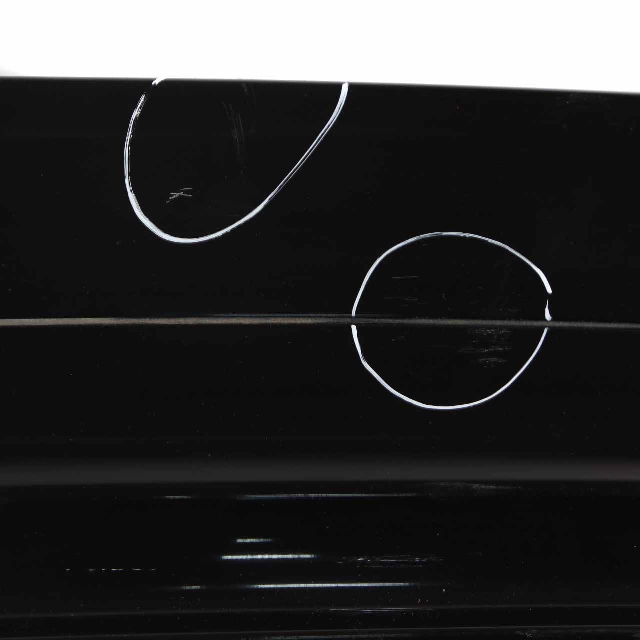 BMW E90 LCI Rear Bumper Trim Panel PDC Ruby Black Metallic - S23 / X03