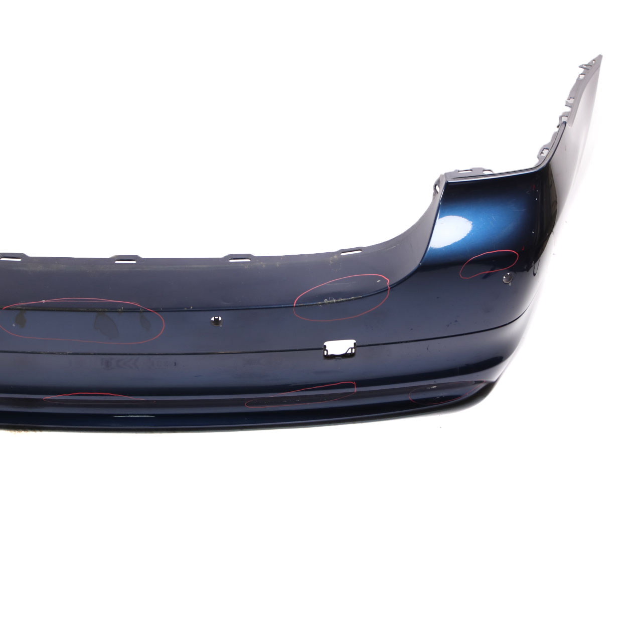 BMW E91 LCI Bumper Rear Touring Trim Panel Tiefseeblau Deep Sea Blue - A76