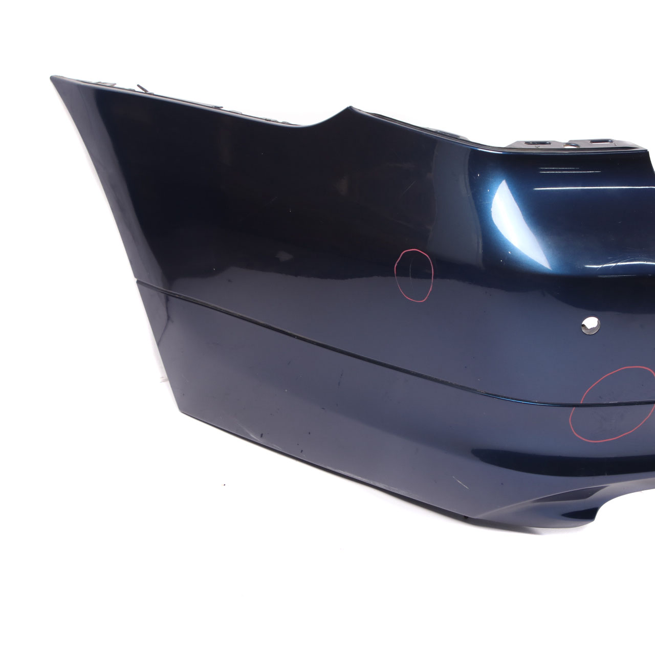 BMW E91 LCI Bumper Rear Touring Trim Panel Tiefseeblau Deep Sea Blue - A76