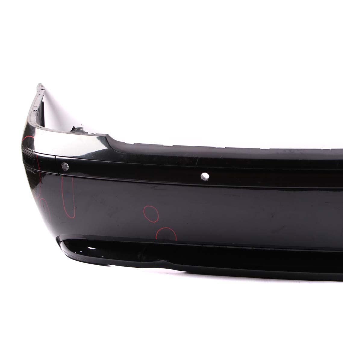 BMW 7 E65 E66 E67 1 Rear Bumper Trim Panel Black Sapphire Metallic - 475