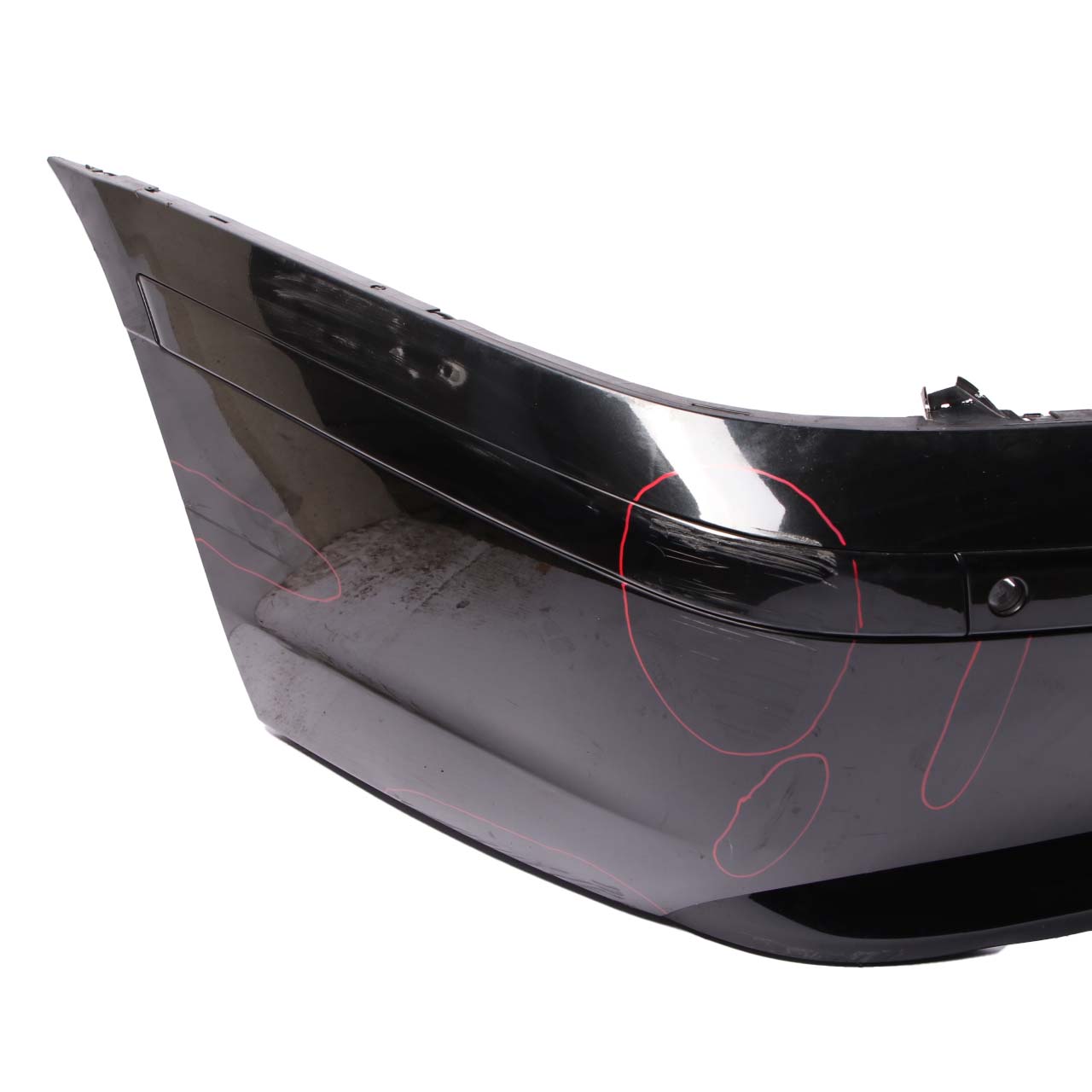 BMW 7 E65 E66 E67 1 Rear Bumper Trim Panel Black Sapphire Metallic - 475