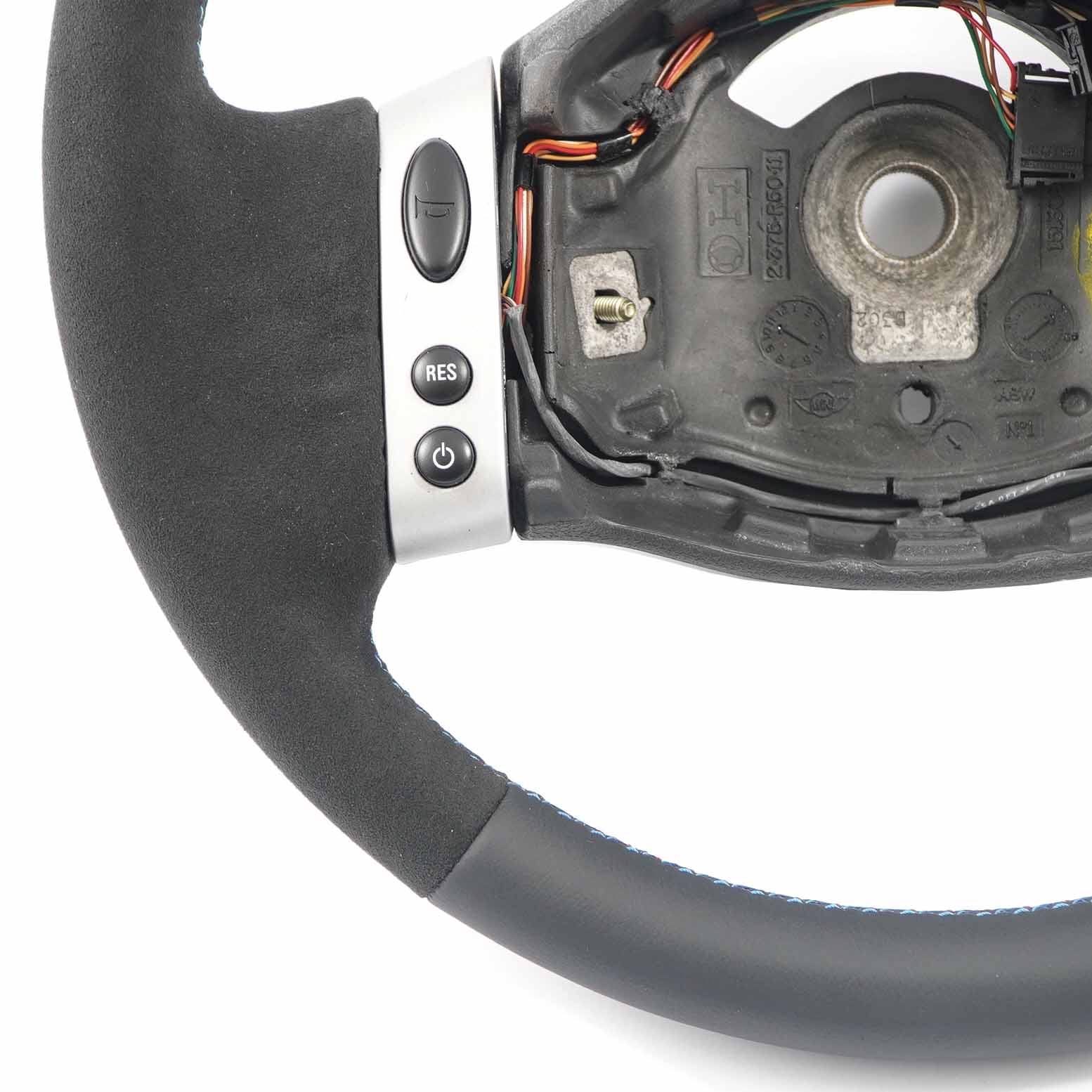 Mini Cooper R50 NEW Black Leather / Alcantara Sport Steering Wheel Multifunction