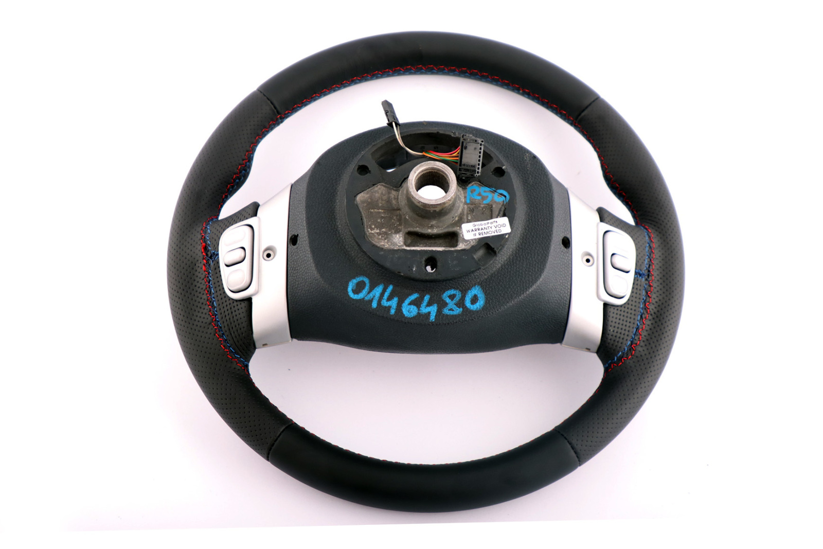 Mini Cooper R50 R52 NEW Black Leather Steering Wheel Multifunctional