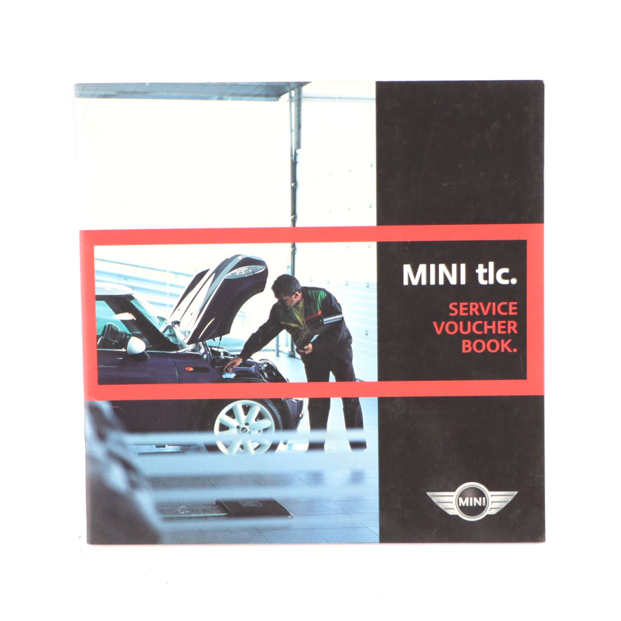 Mini Cooper R50 R53 Service Booklet Owner's Handbook Set Pouch Case Wallet