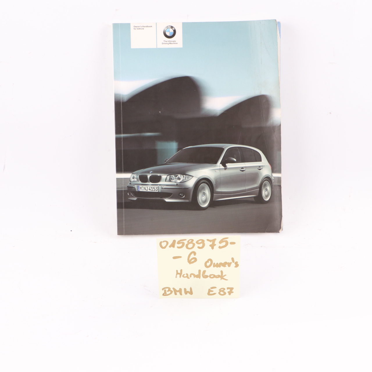 BMW E87 Owner's Handbook Instructions Manual Book 0158975