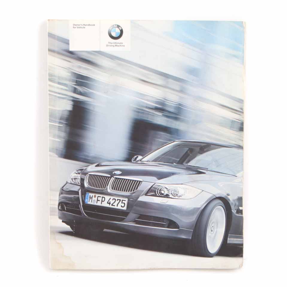 BMW E90 Service Booklet Owner's Handbook Set