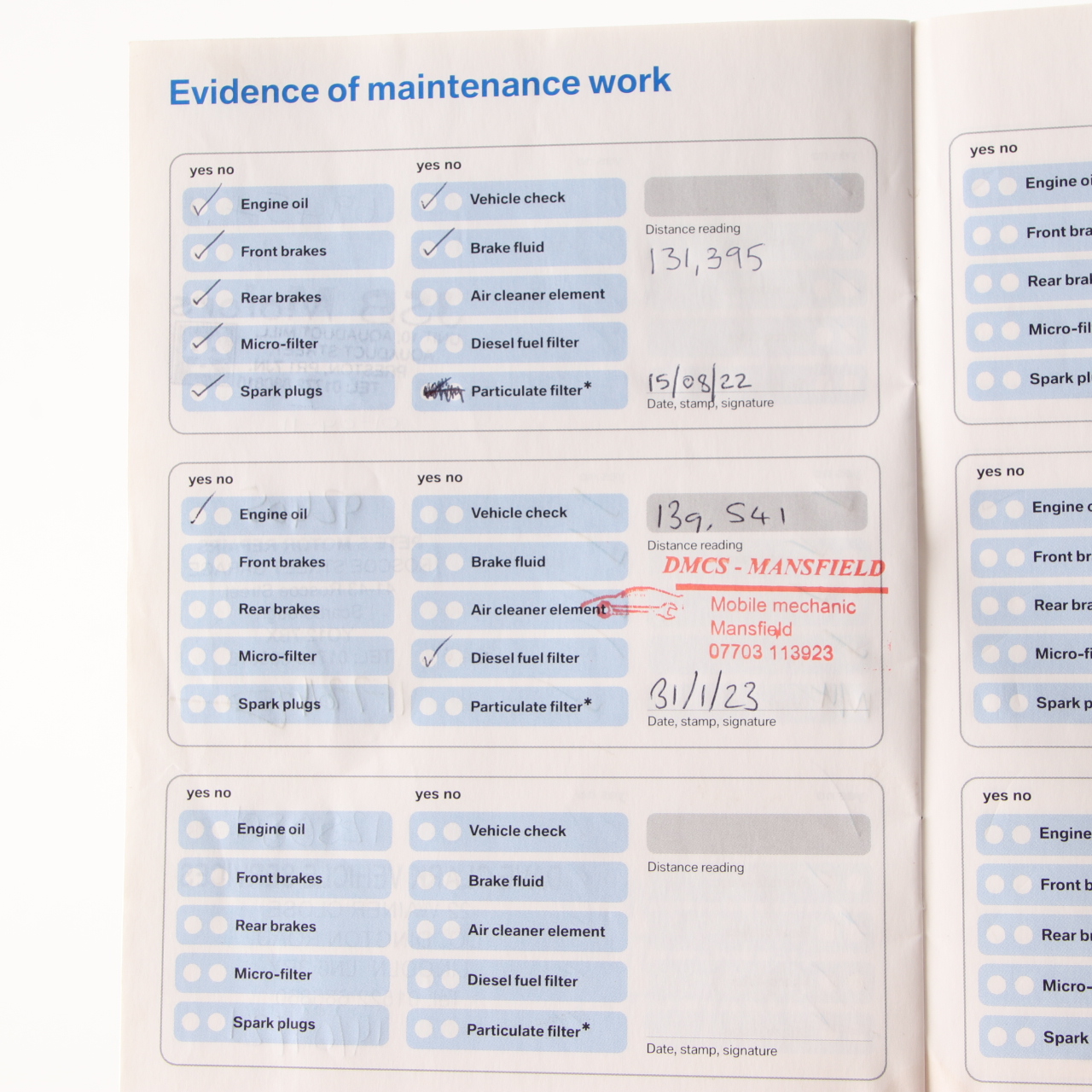 BMW E87 E90 E91 Service Booklet Inspection Book 0159350