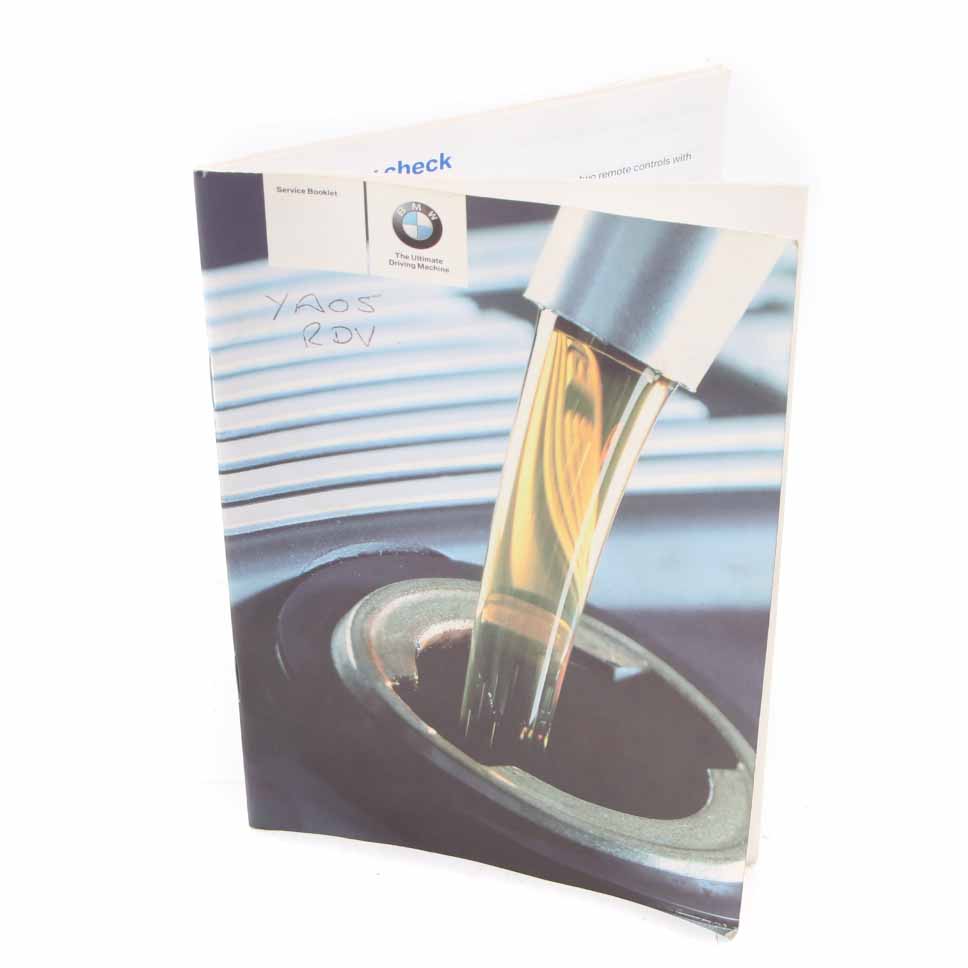 BMW E87 E90 E91 Service Booklet Inspection Book 0159350