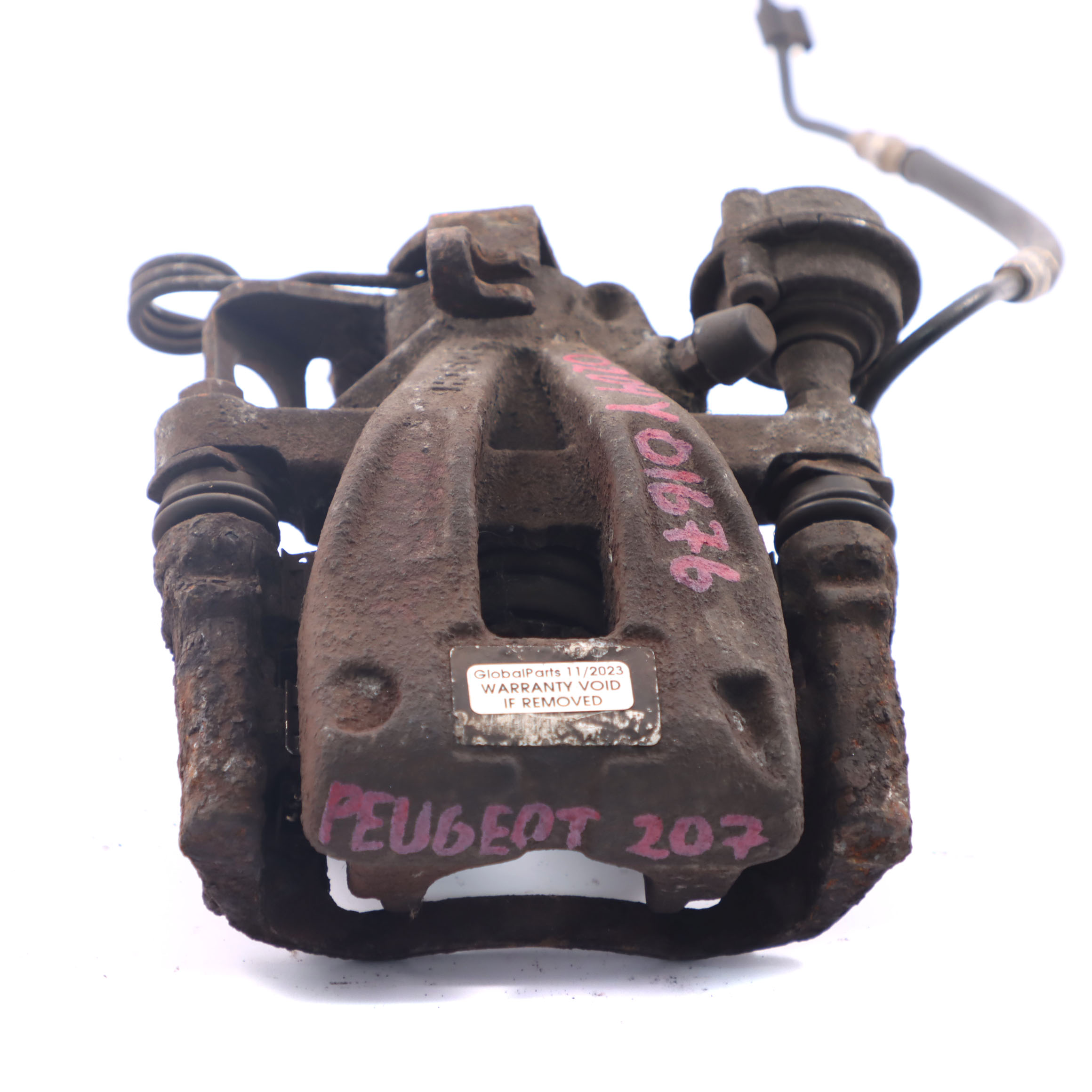 Peugeot 207 Brake Caliper Rear Right O/S Wheel Brake Caliper Unit 0204Y011676