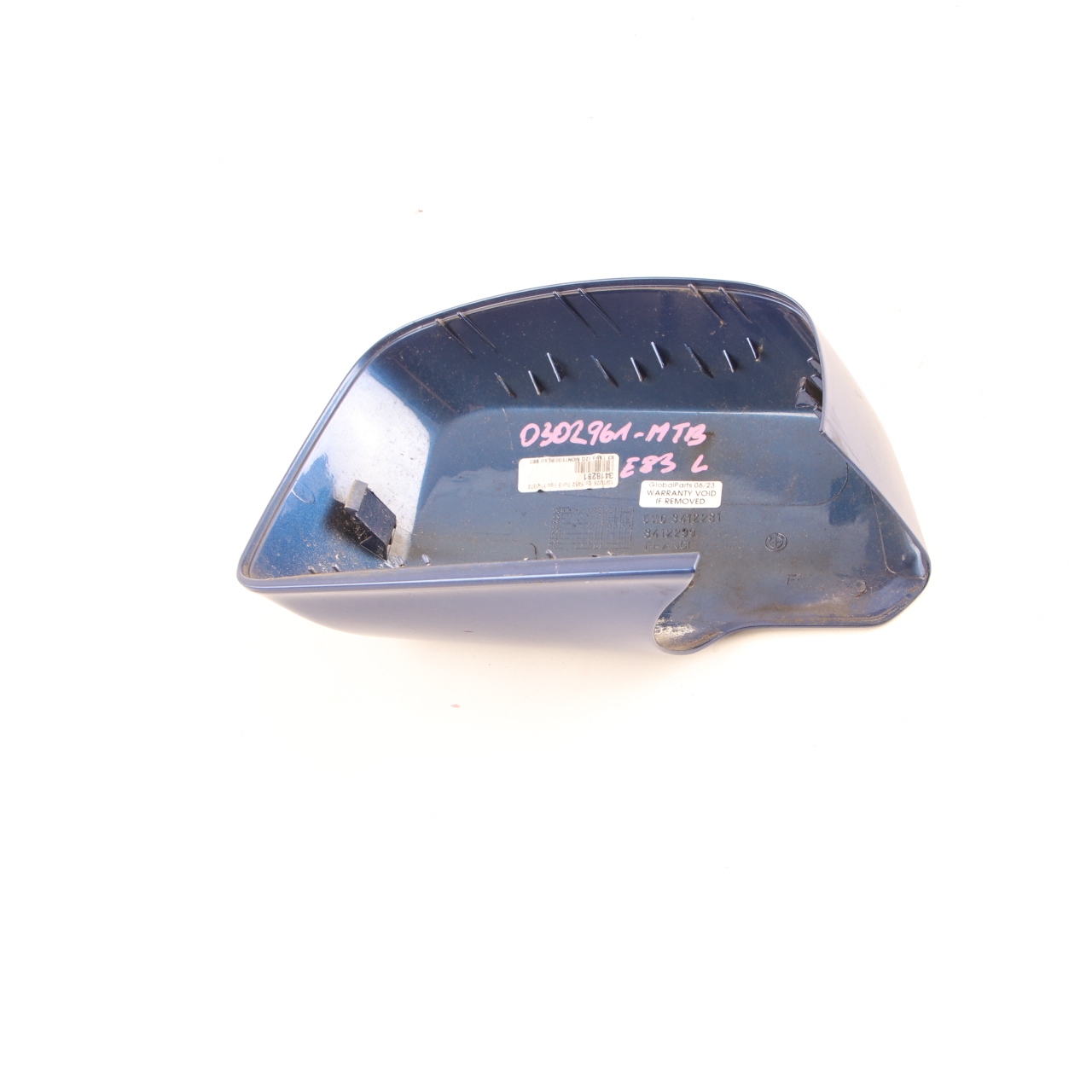 BMW X3 E83 Wing Mirror Cover Cap Casing Left N/S Montego Blue - A51 3412281