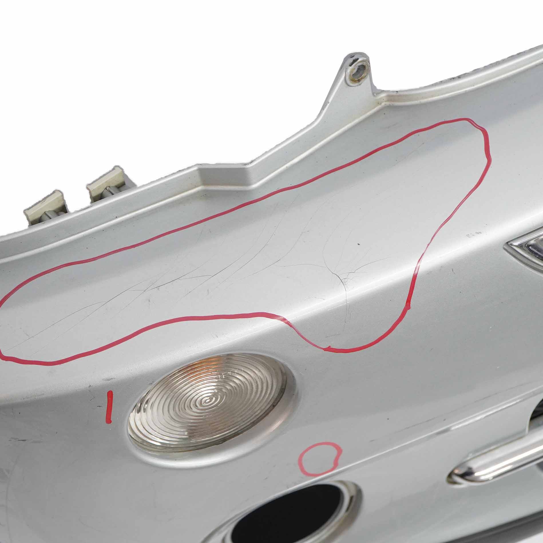 Mini R50 R52 Front Bumper Complete Trim Panel Pure Silver Metallic - 900