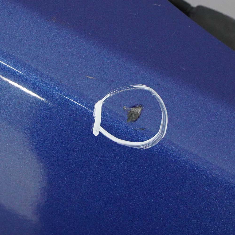 Mini R52 Cabrio Rear Bumper Covering Panel PDC Lightning Blue - A63