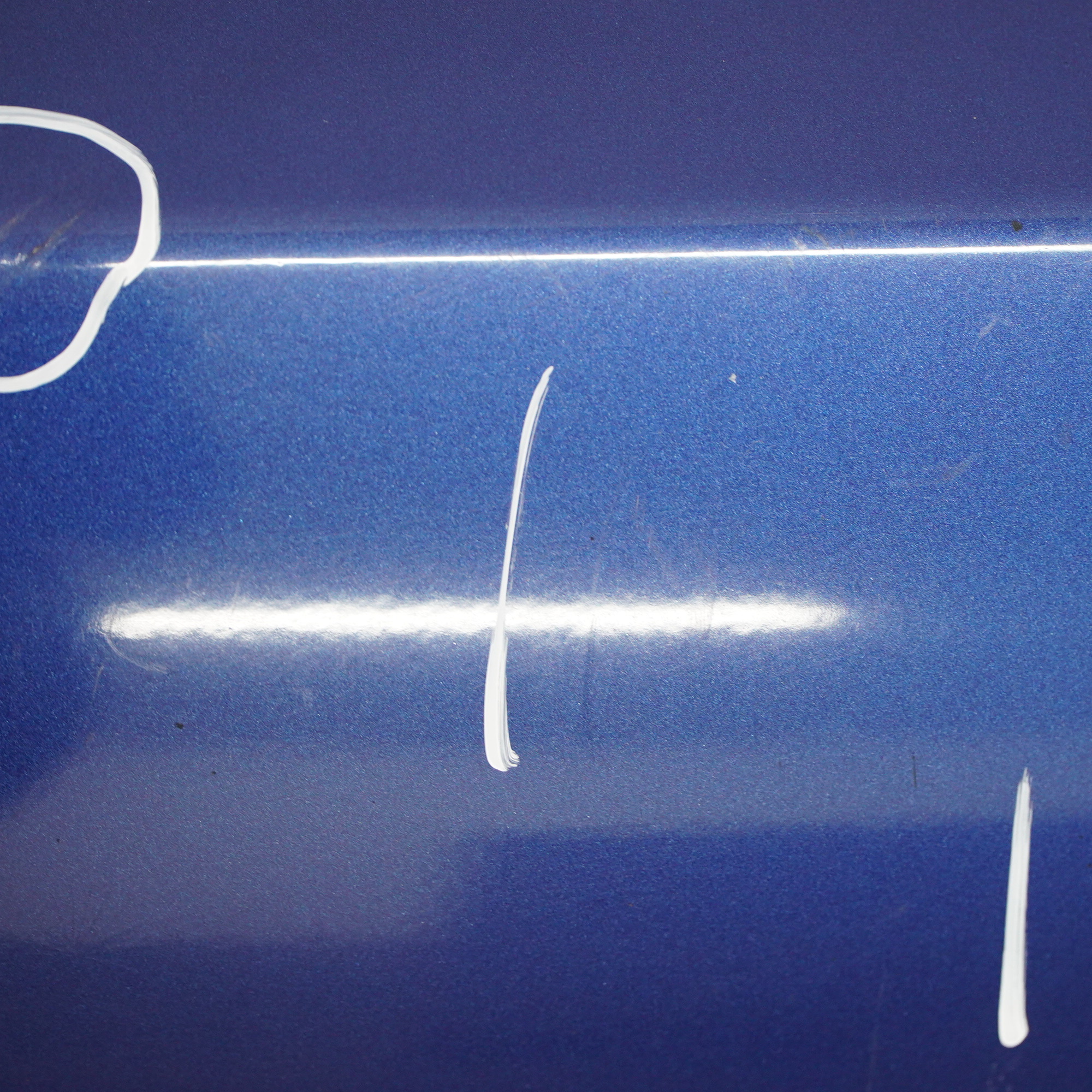 Mini R52 Cabrio Rear Bumper Covering Panel PDC Lightning Blue - A63