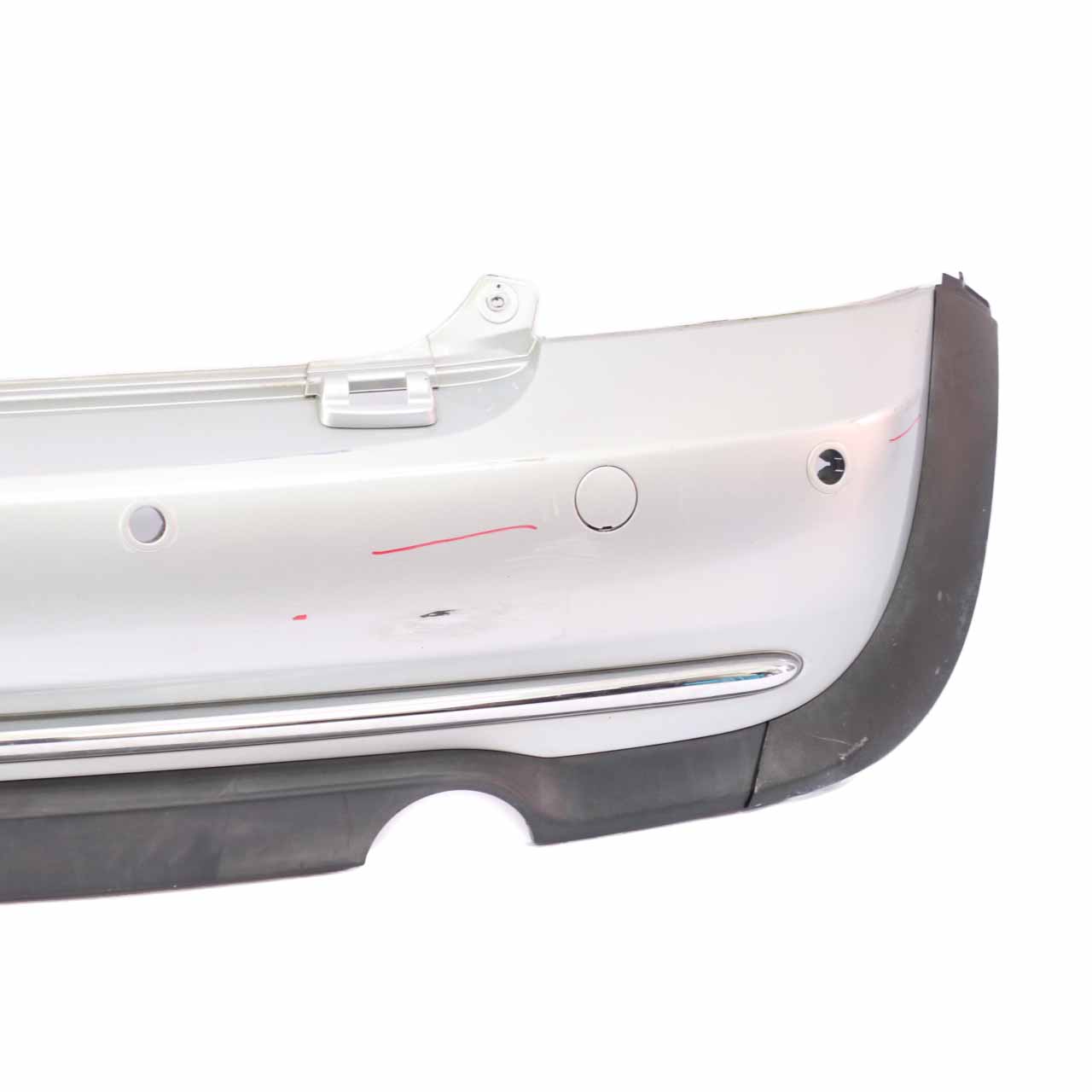 Bumper Rear Mini R52 Cabrio PDC Trim Panel Pure Silver Metallic - 900