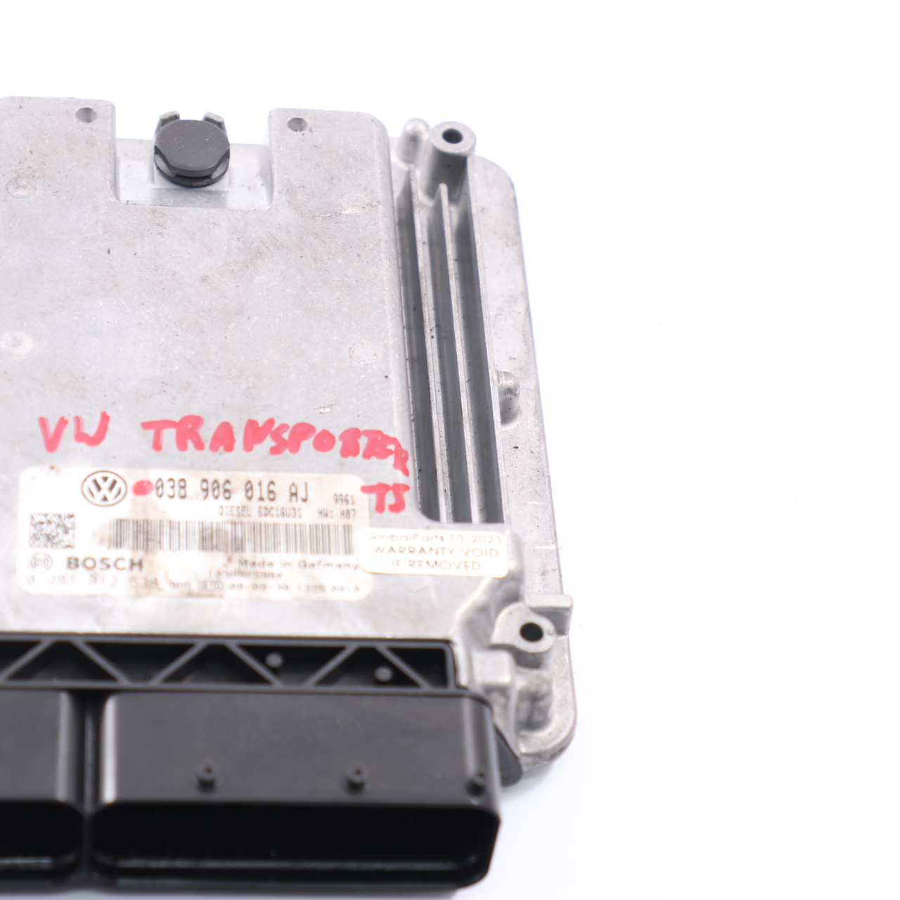 VW Volkswagen Transporter T5 1.9 TDI Diesel Engine Control Unit ECU 038906016AJ