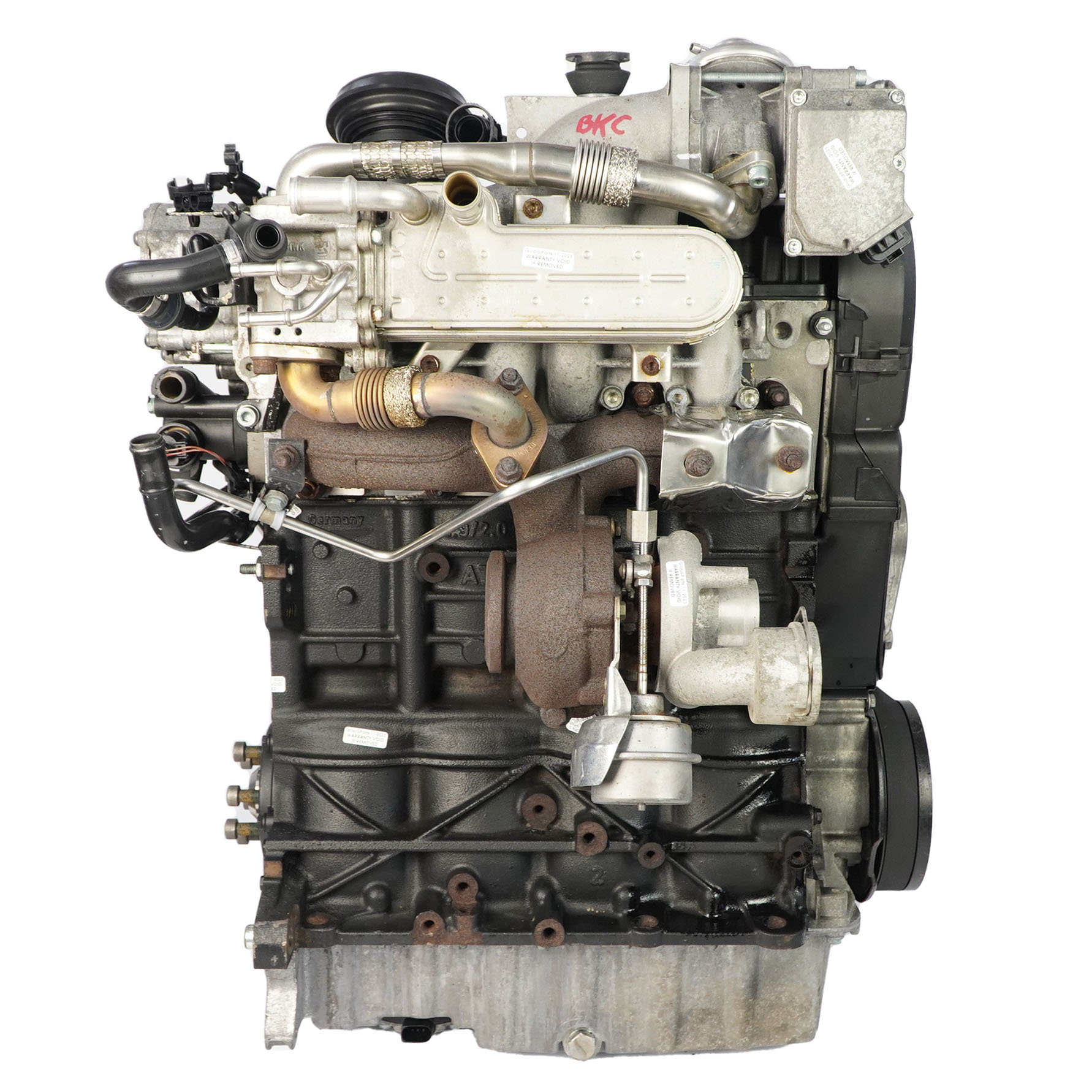 VW Volkswagen Golf 5 1.9 TDI BKC Diesel Complete Engine 105HP with 99k, WARRANTY