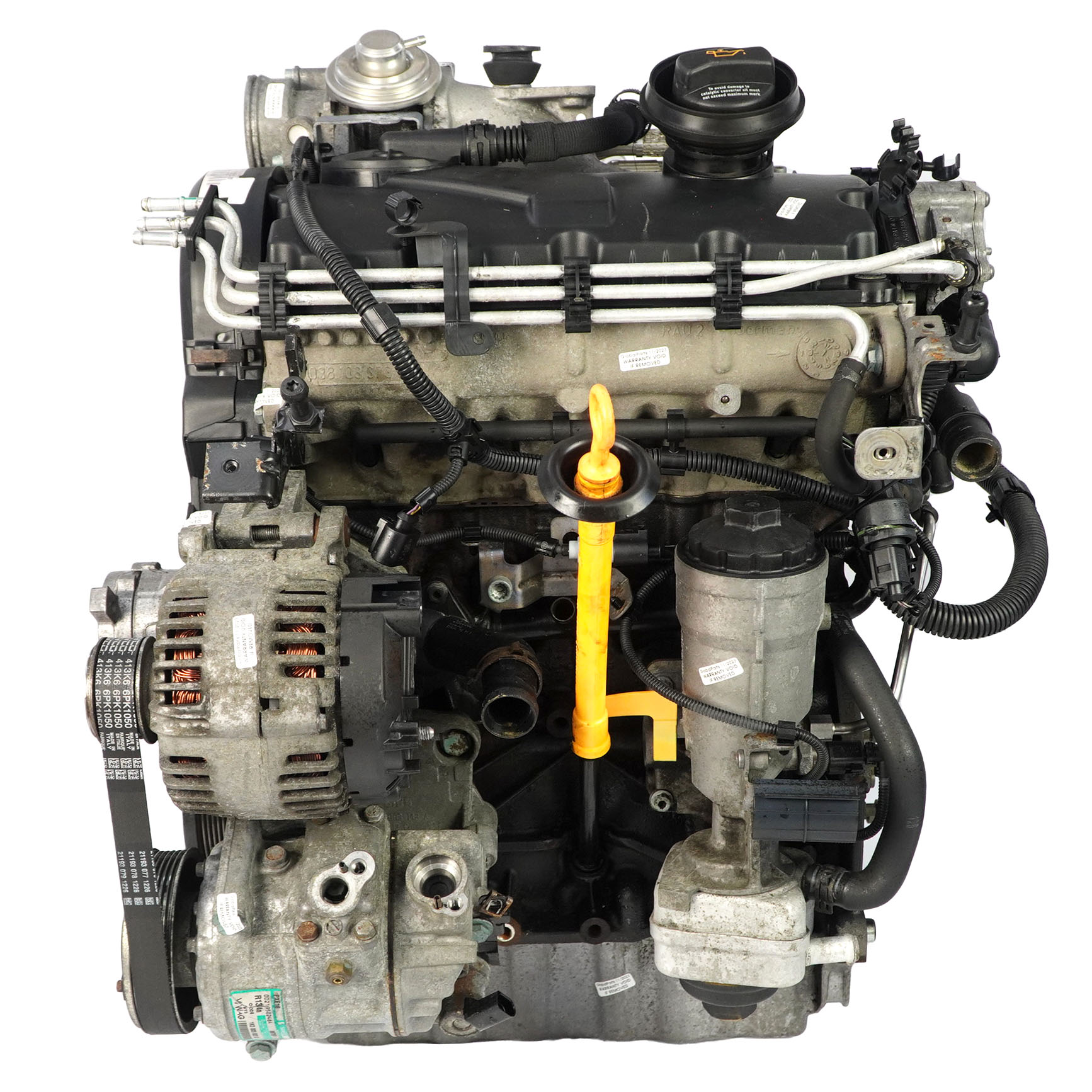 VW Volkswagen Golf 5 1.9 TDI BKC Diesel Complete Engine 105HP with 99k, WARRANTY