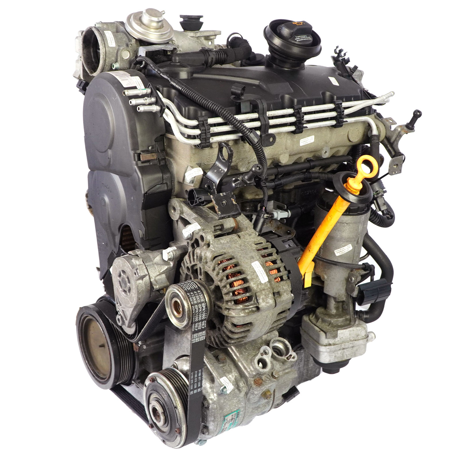 VW Volkswagen Golf 5 1.9 TDI BKC Diesel Complete Engine 105HP with 99k, WARRANTY