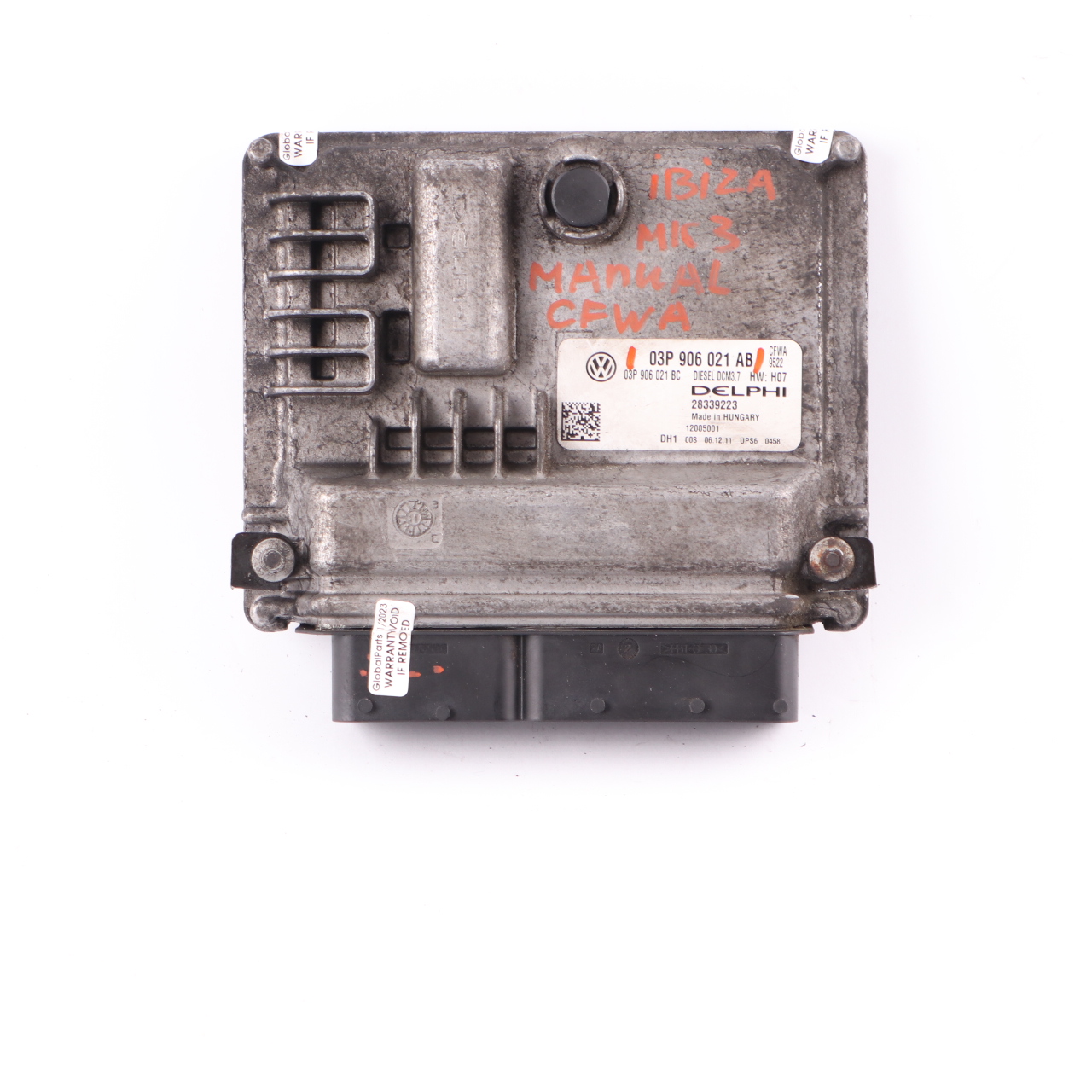 Seat Ibiza 1.2 TDI CFWA Engine Unit Module ECU Manual 03P906021AB