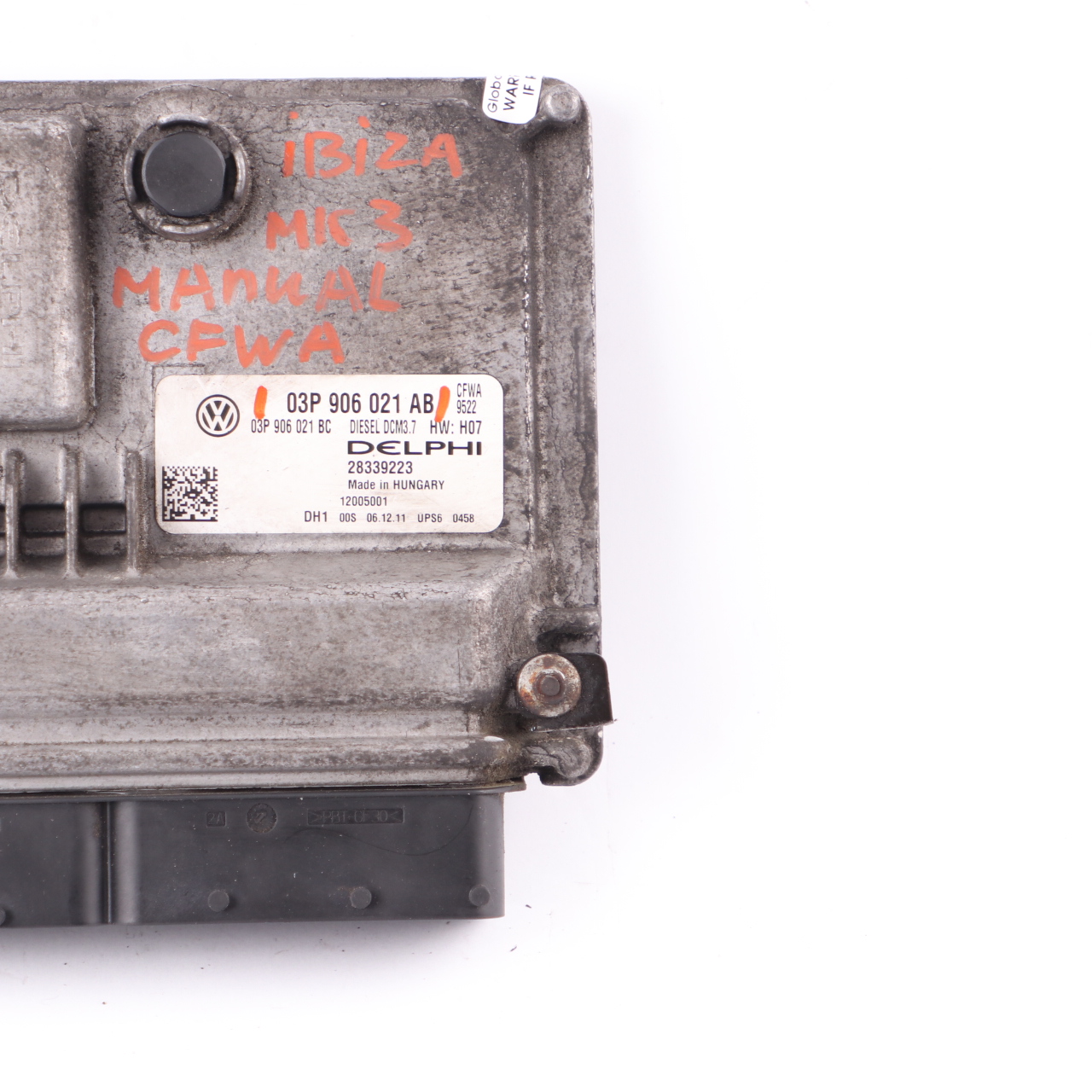 Seat Ibiza 1.2 TDI CFWA Engine Unit Module ECU Manual 03P906021AB