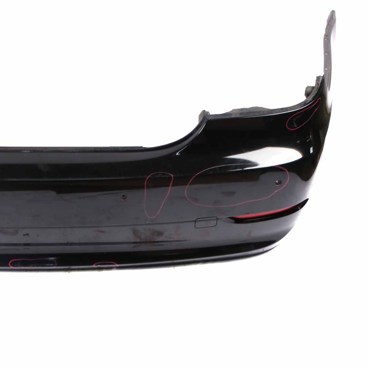 BMW E60 LCI Rear Bumper Saloon PDC Trim Panel Cover Black Schwarz 2 - 668