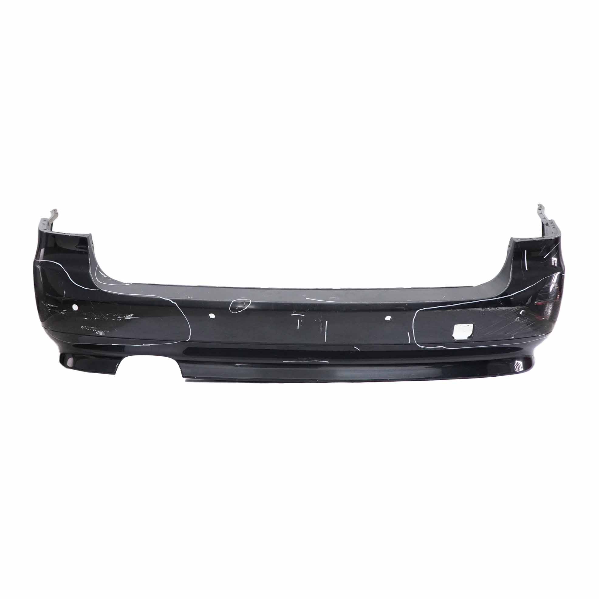 Rear Bumper BMW E61 LCI Touring Trim Panel PDC Black Sapphire Metallic - 475