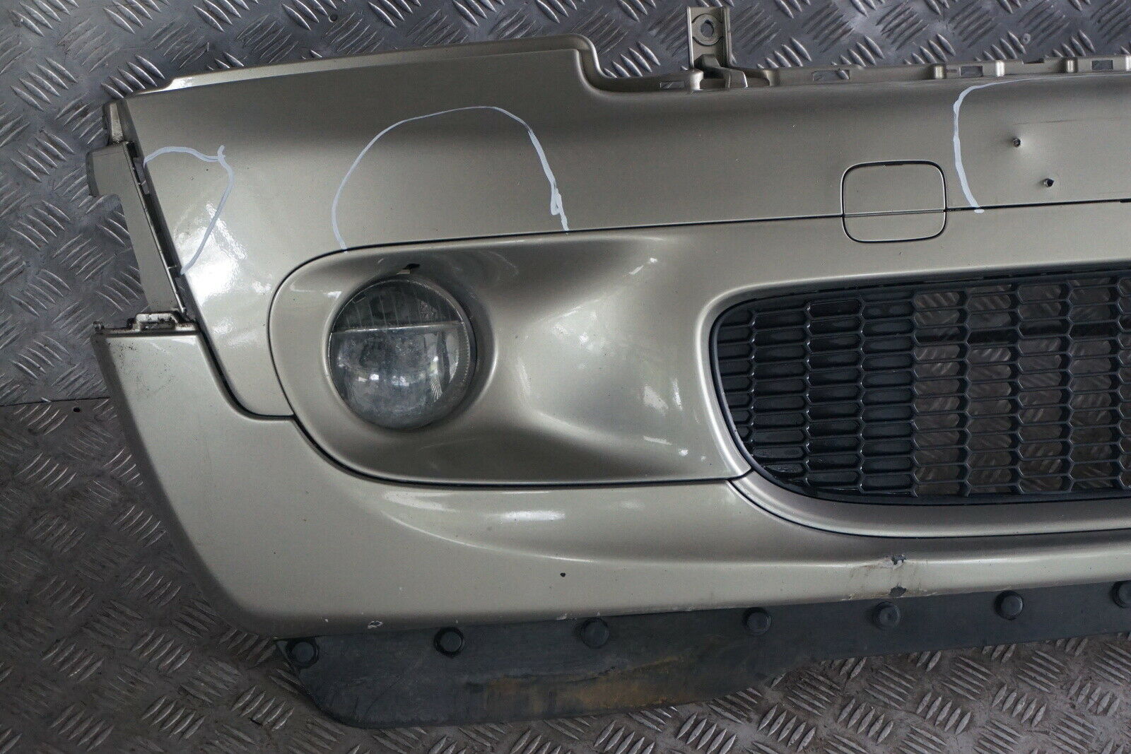 BMW Mini Cooper S R55 R56 R57 Complete Front Bumper Trim Panel Sparkling Silver