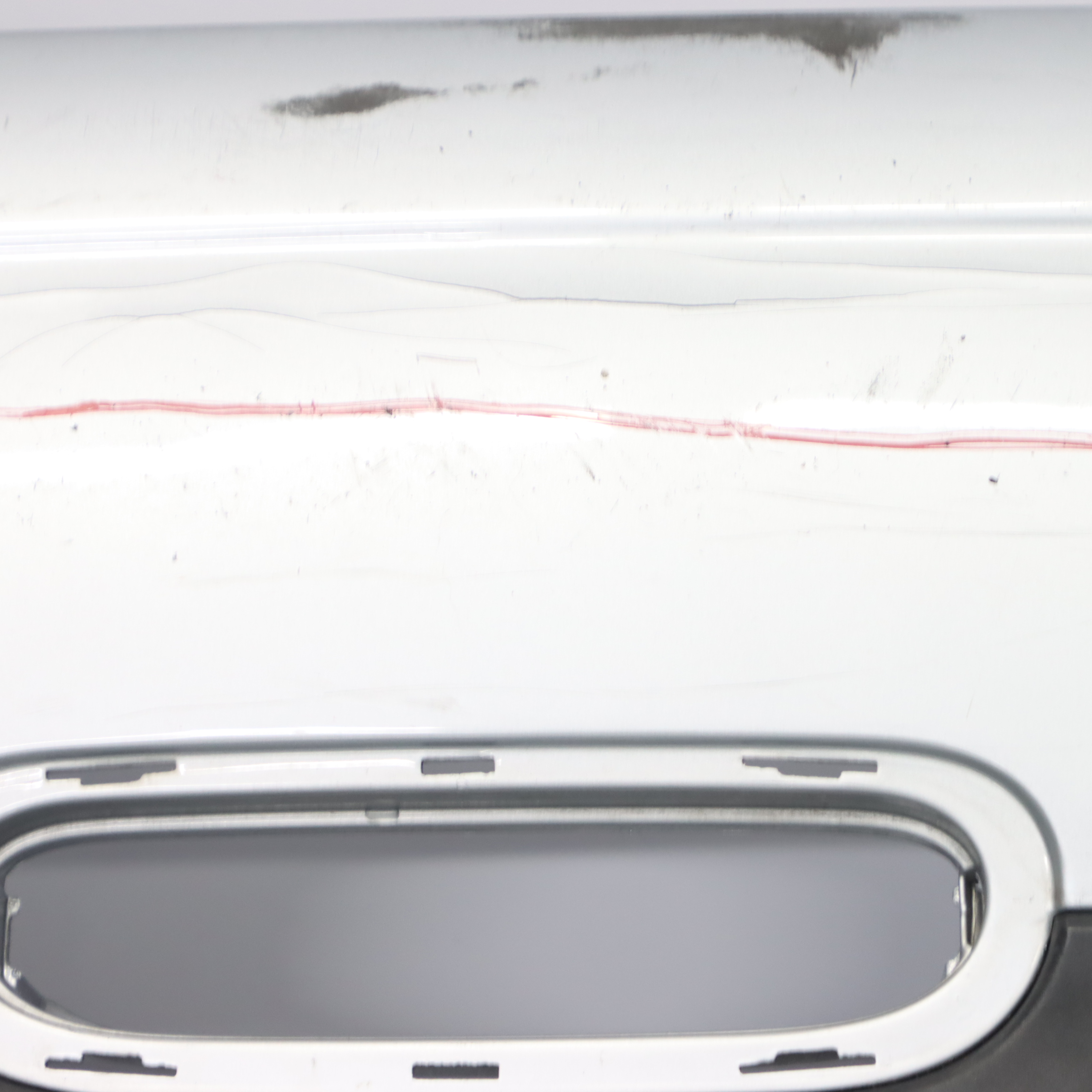 Mini R56 R57 Rear Bumper Trim Panel Pure Silver Metallic - 900