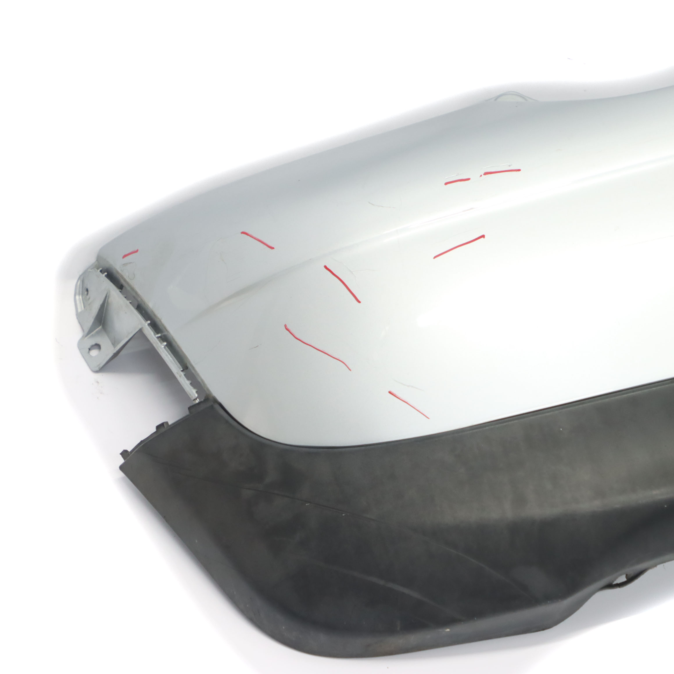 Mini R56 R57 Rear Bumper Trim Panel Pure Silver Metallic - 900