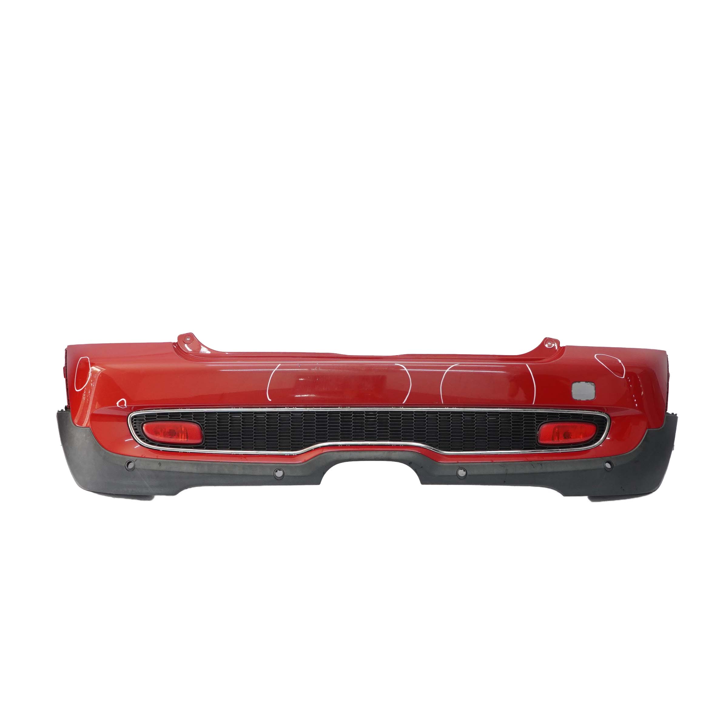 Mini R56 R57 Rear Bumper Cooper S Trim Panel Chili Red - 851