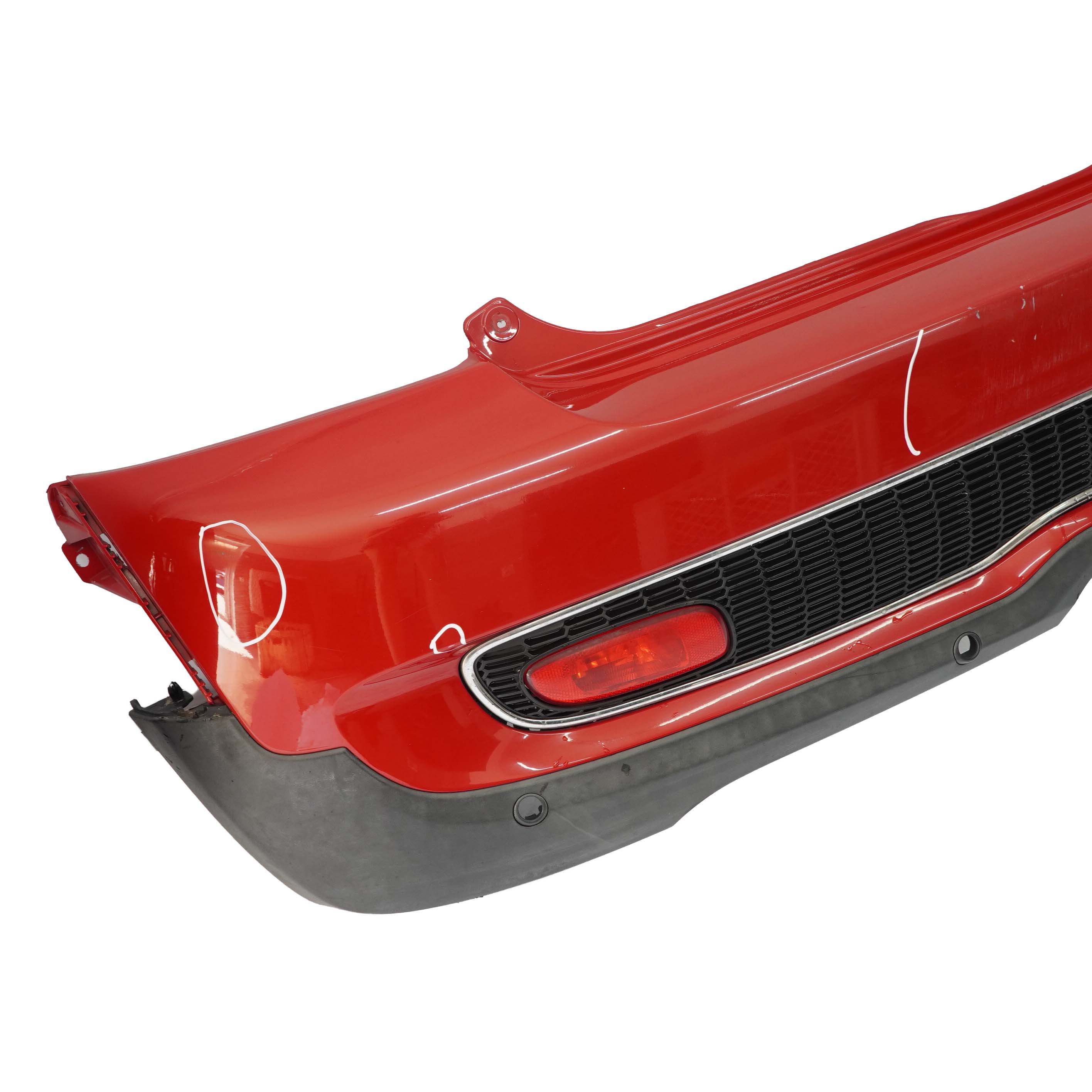 Mini R56 R57 Rear Bumper Cooper S Trim Panel Chili Red - 851