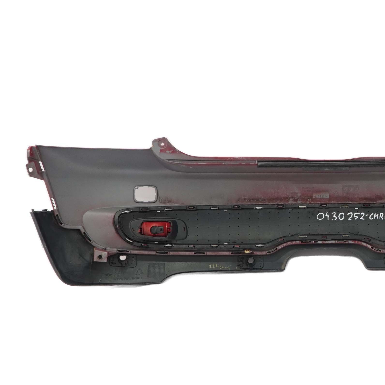 Mini R56 R57 Rear Bumper Cooper S Trim Panel Chili Red - 851