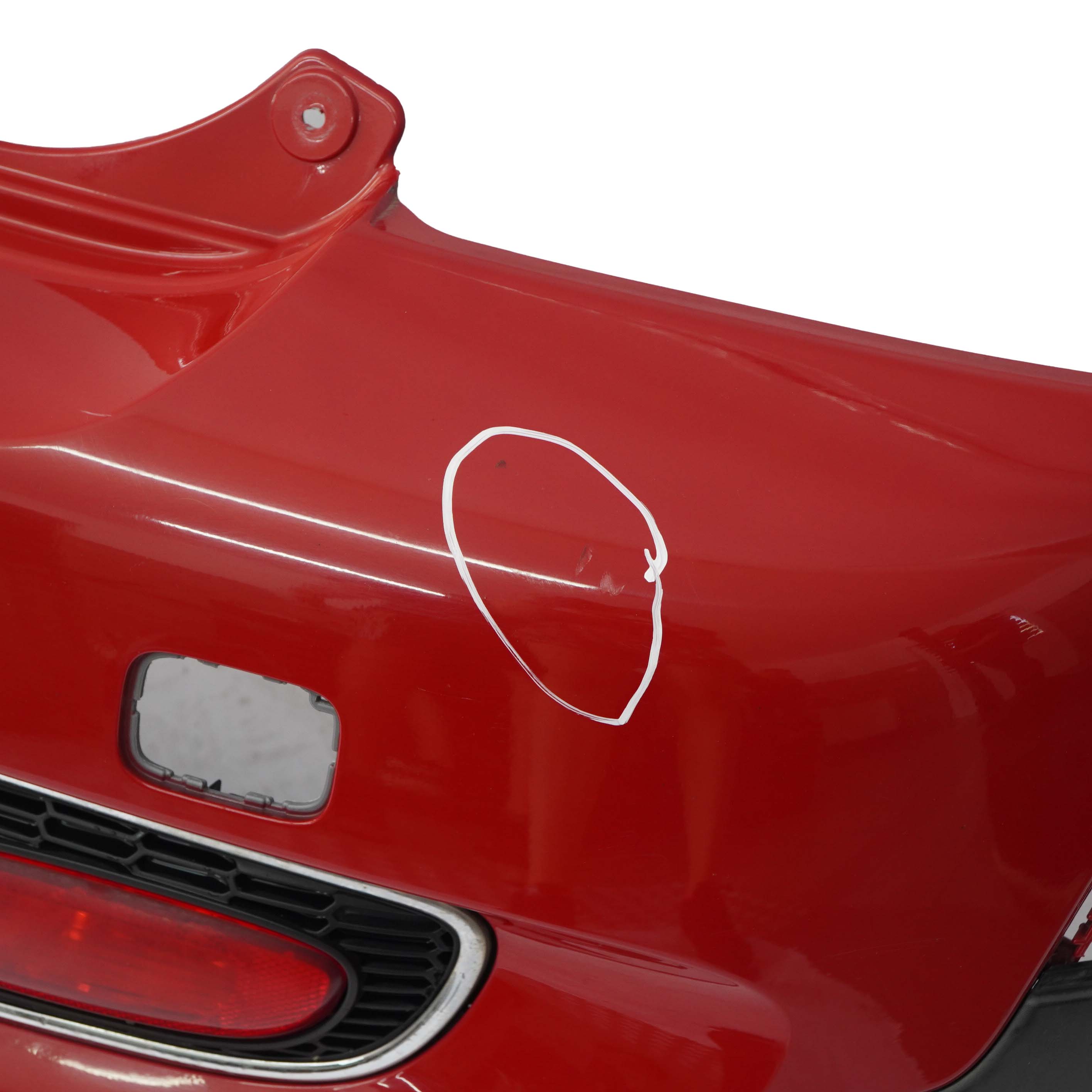 Mini R56 R57 Rear Bumper Cooper S Trim Panel Chili Red - 851