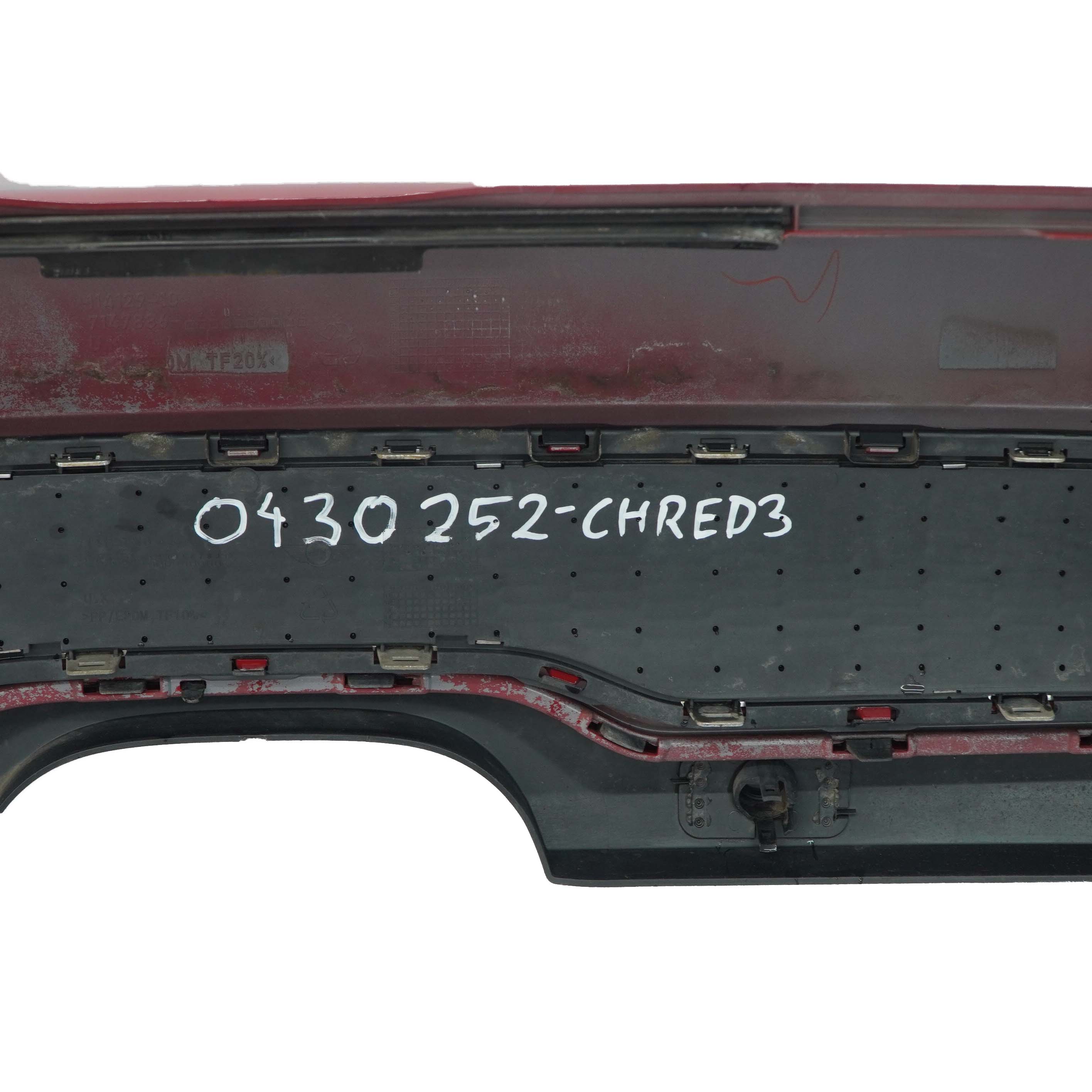 Mini R56 R57 Rear Bumper Cooper S Trim Panel Chili Red - 851