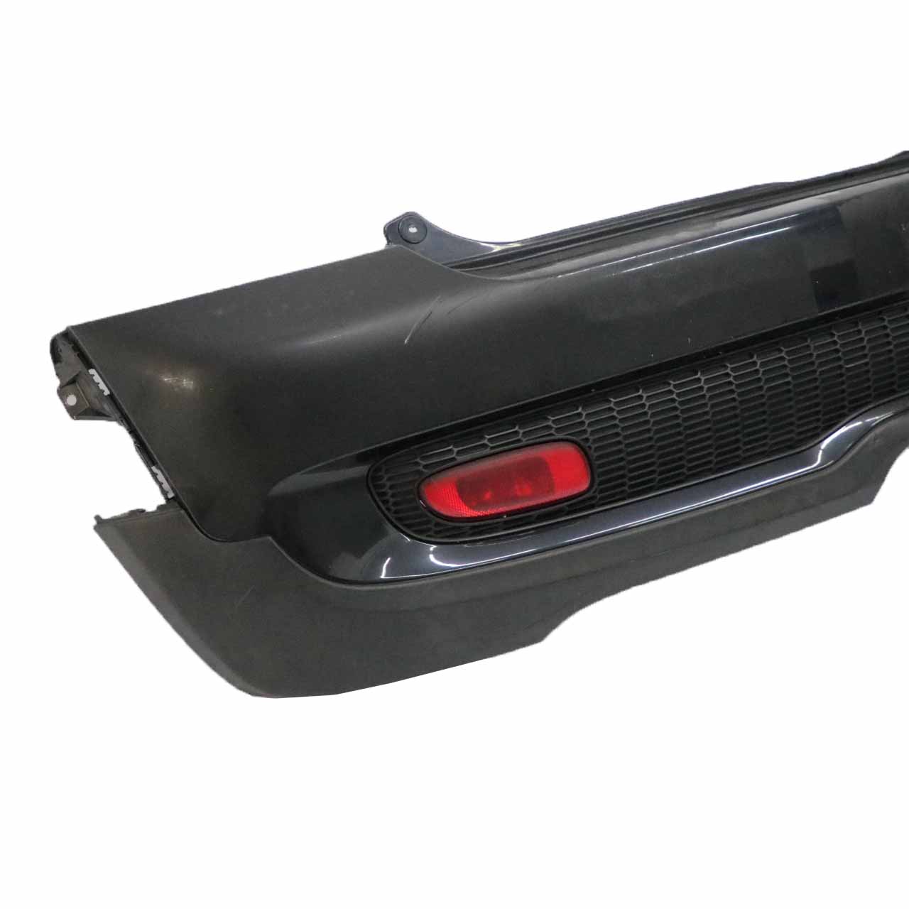 Mini Cooper S R56 Complete Rear Bumper Trim Panel Midnight Black Metallic - A94