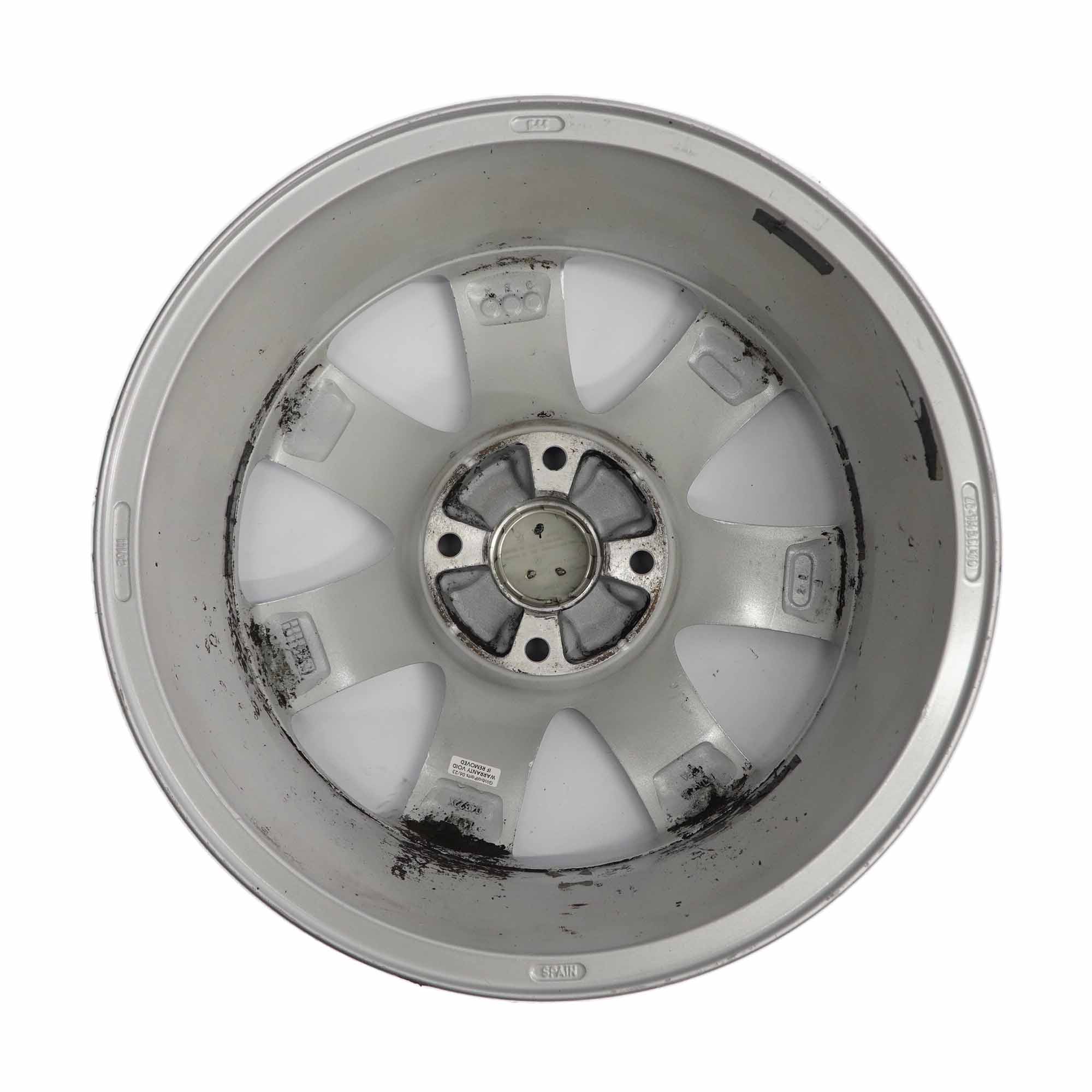 Peugeot 207 Silver Wheel Alloy Rim 16" 6J ET:27 04322X