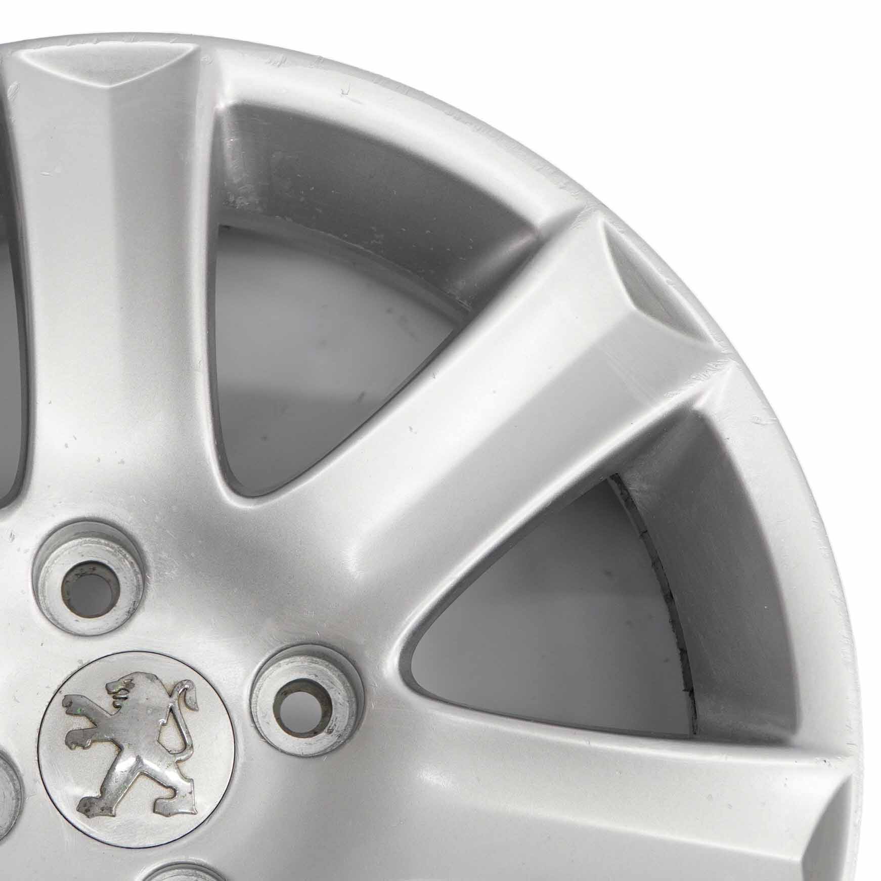 Peugeot 207 Silver Wheel Alloy Rim 16" 6J ET:27 04322X