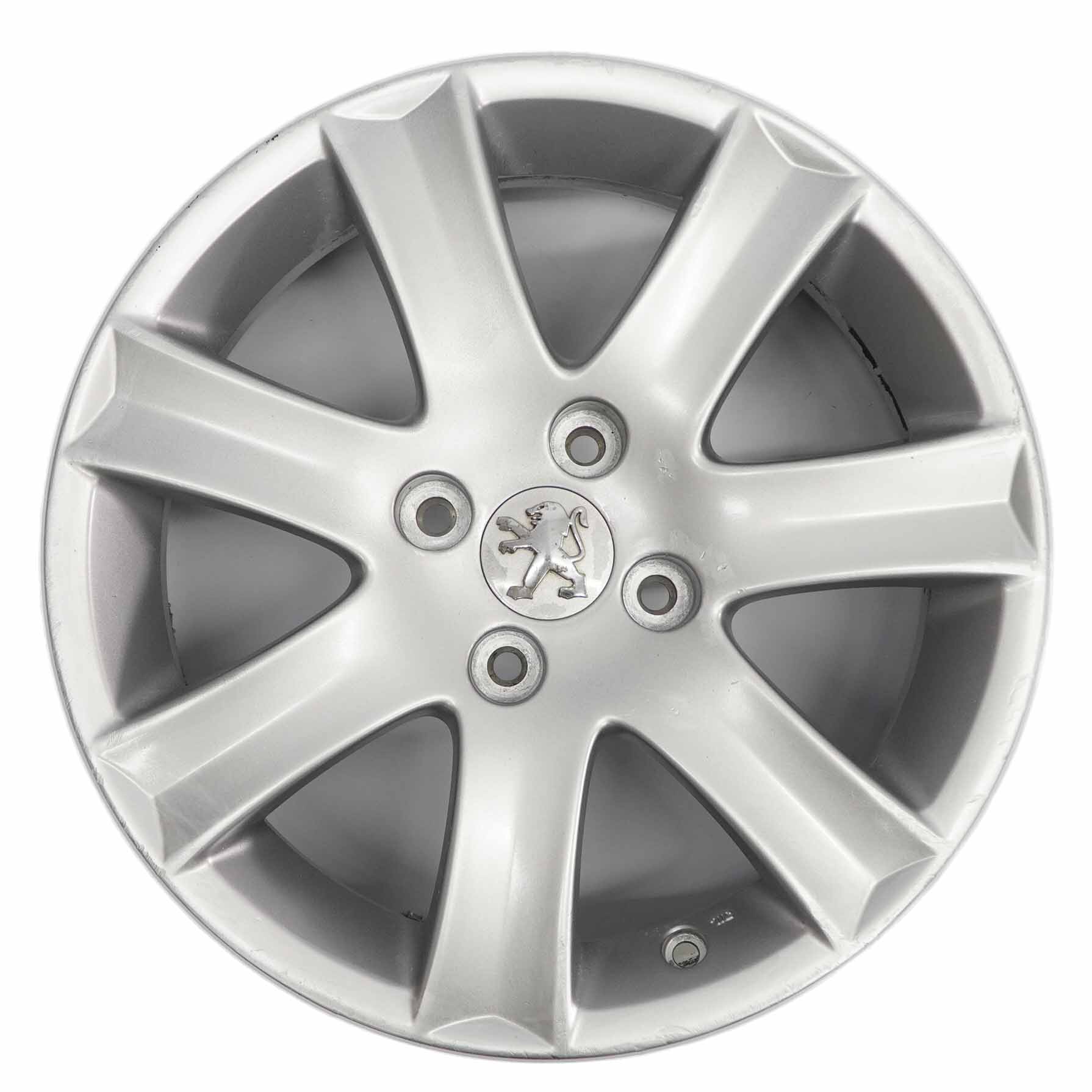 Peugeot 207 Silver Wheel Alloy Rim 16" 6J ET:27 04322X