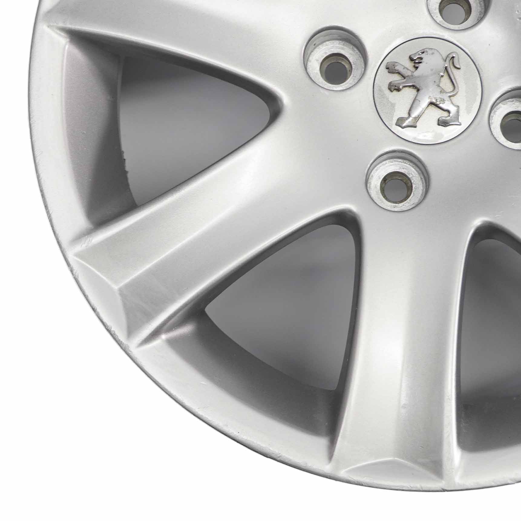 Peugeot 207 Silver Wheel Alloy Rim 16" 6J ET:27 04322X